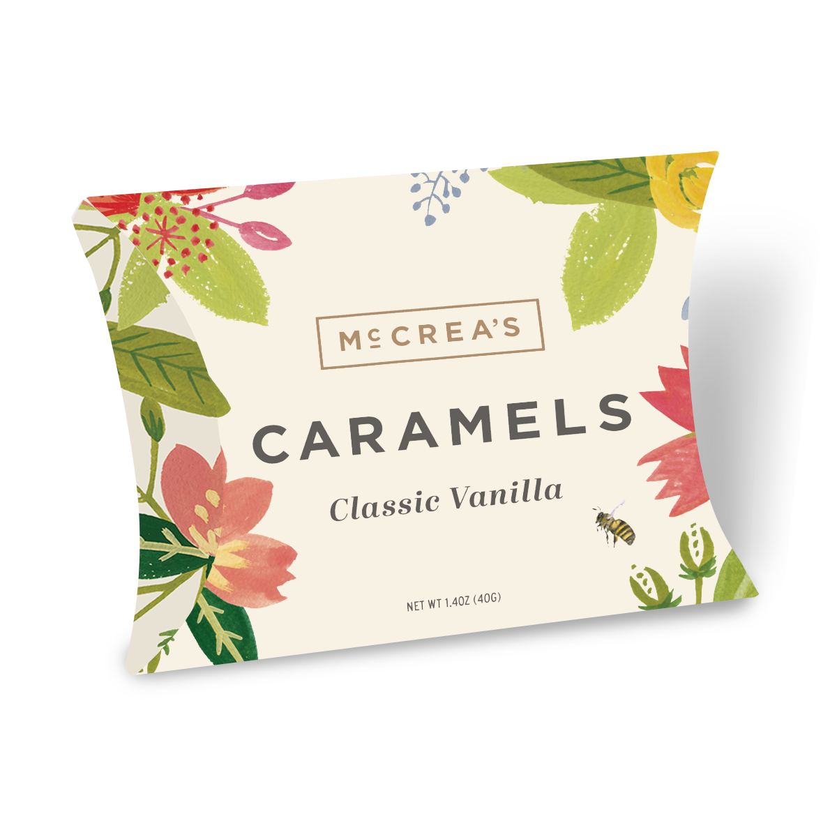 Classic Vanilla Caramels Pillow Box