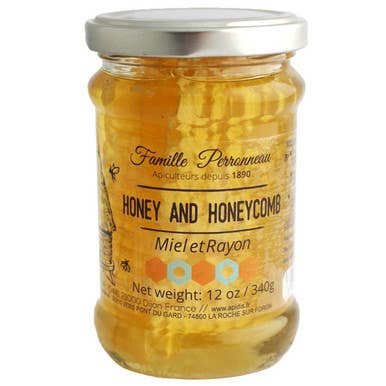 Acacia Honey with Honeycomb - Famille Perronneau (12oz / 340g)