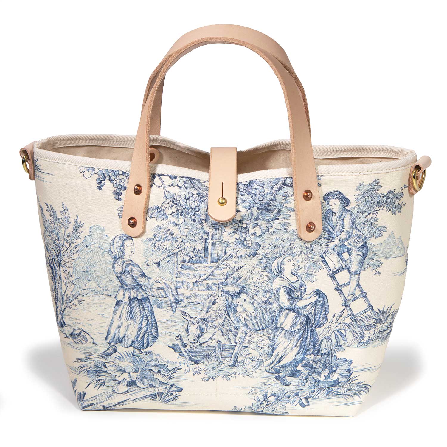 Delftware Toile All Day Mini Tote - General Knot & Co.