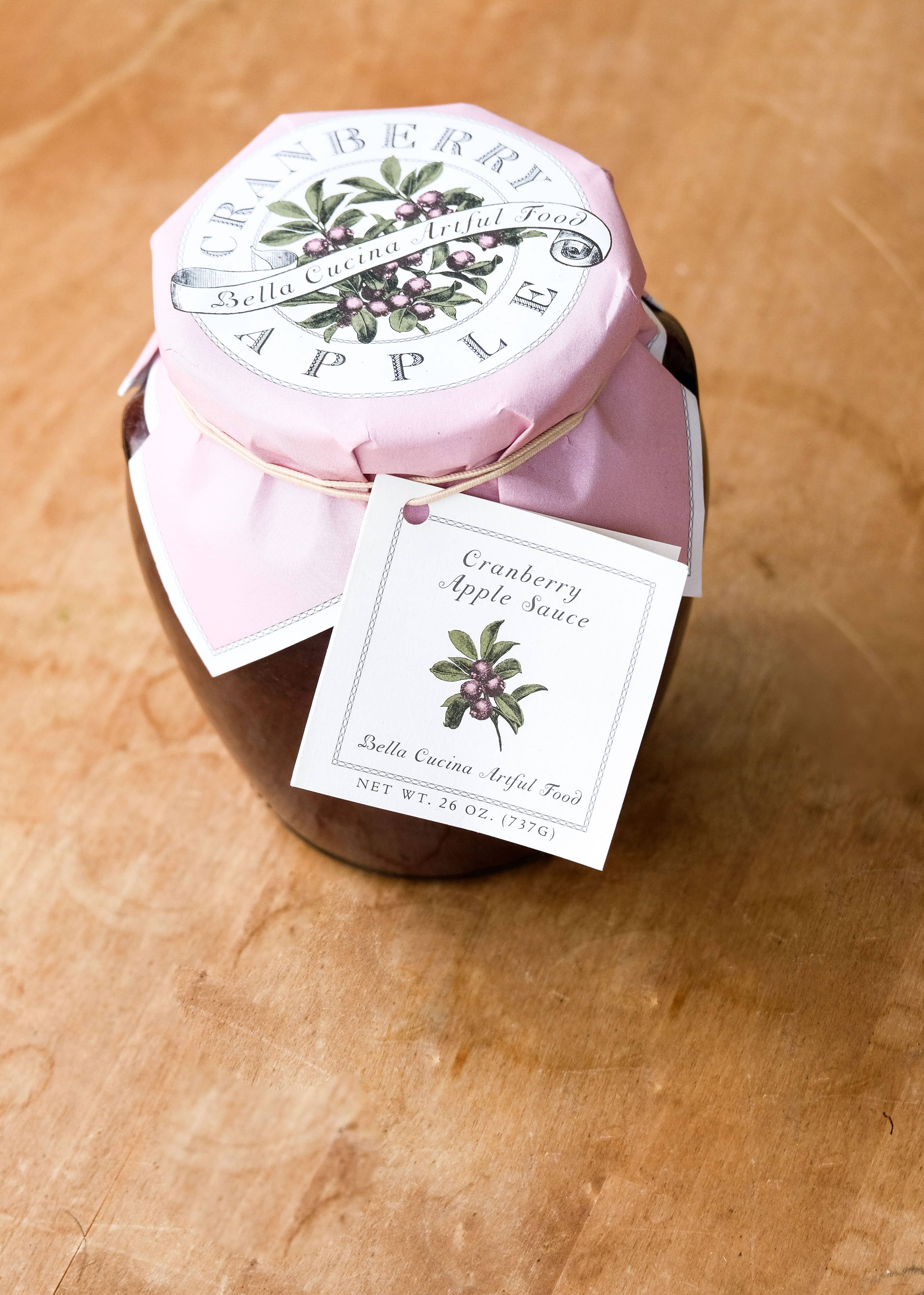 Cranberry Apple Sauce Grande - Bella Cucina (23oz / 650g)