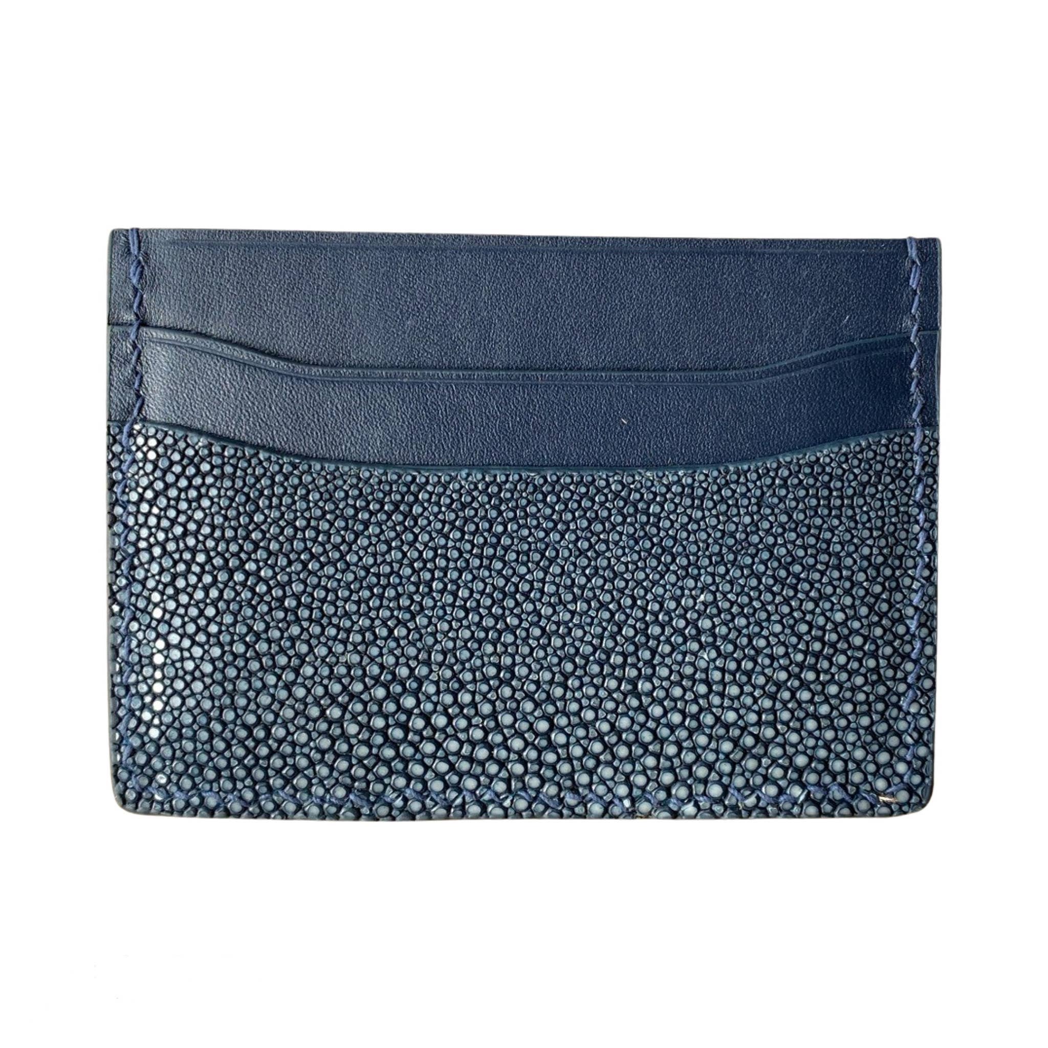 Lake, Sophie Shagreen & Leather Card Sleeve - Vivo