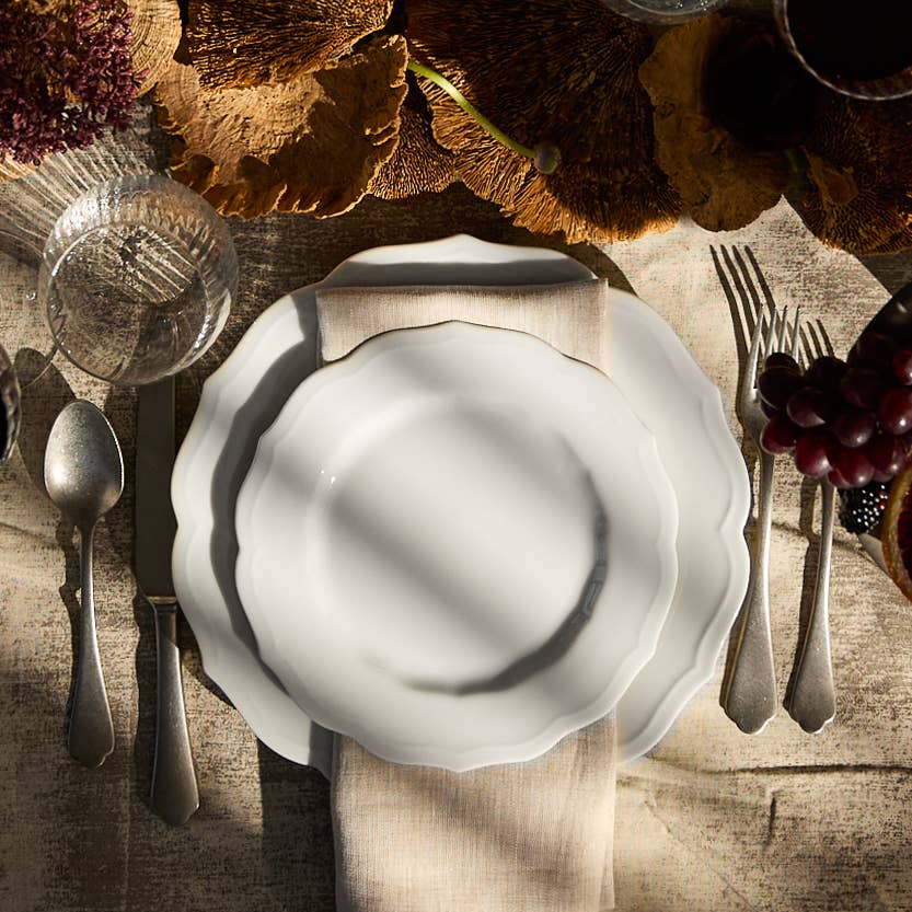 Stella Scalloped Dinner Plate - Caskata (10.75in dia)