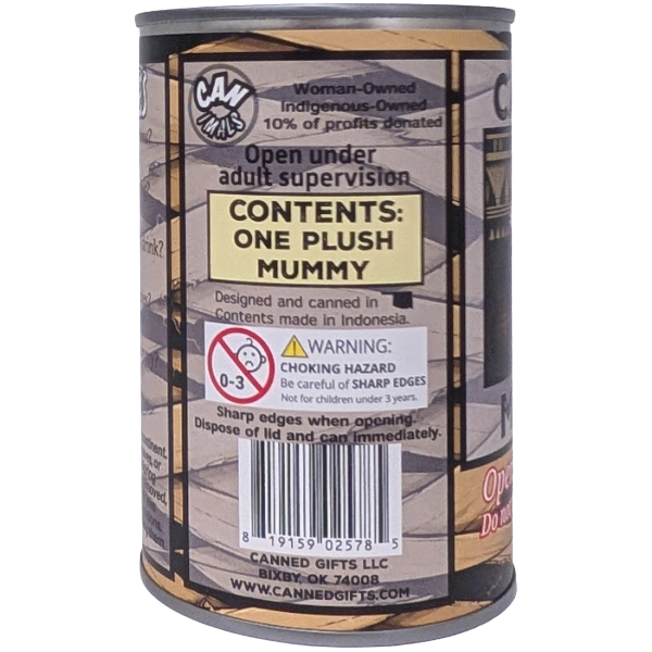 Canned Mummy, Foil Lid