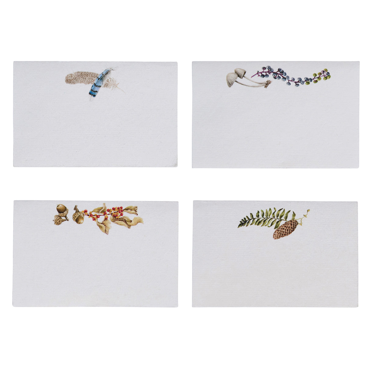 Forest Walk Place Cards, Assorted (Set of 12) - Juliska