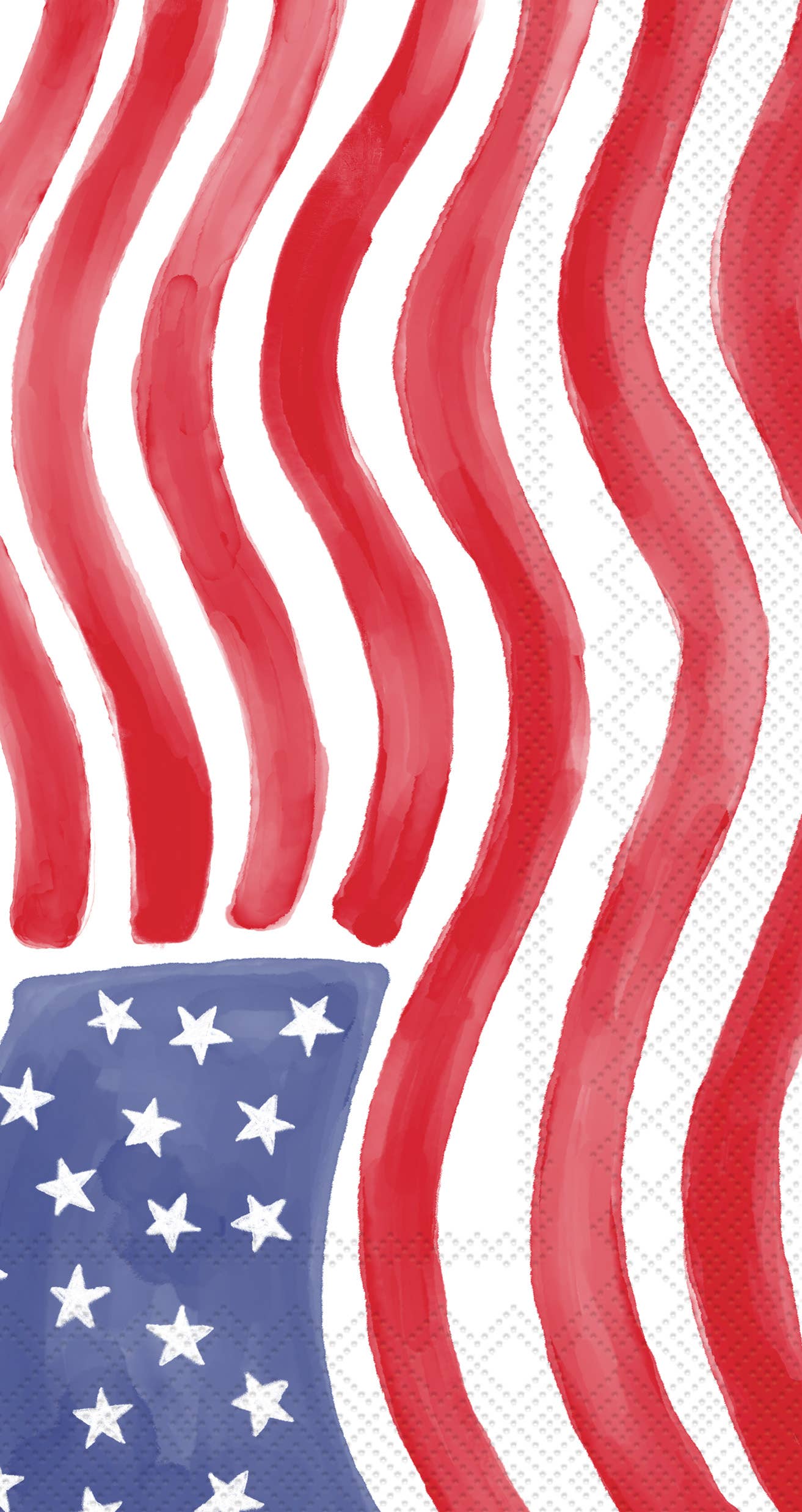 Stars & Stripes Stamp Guest Towels (16-count)