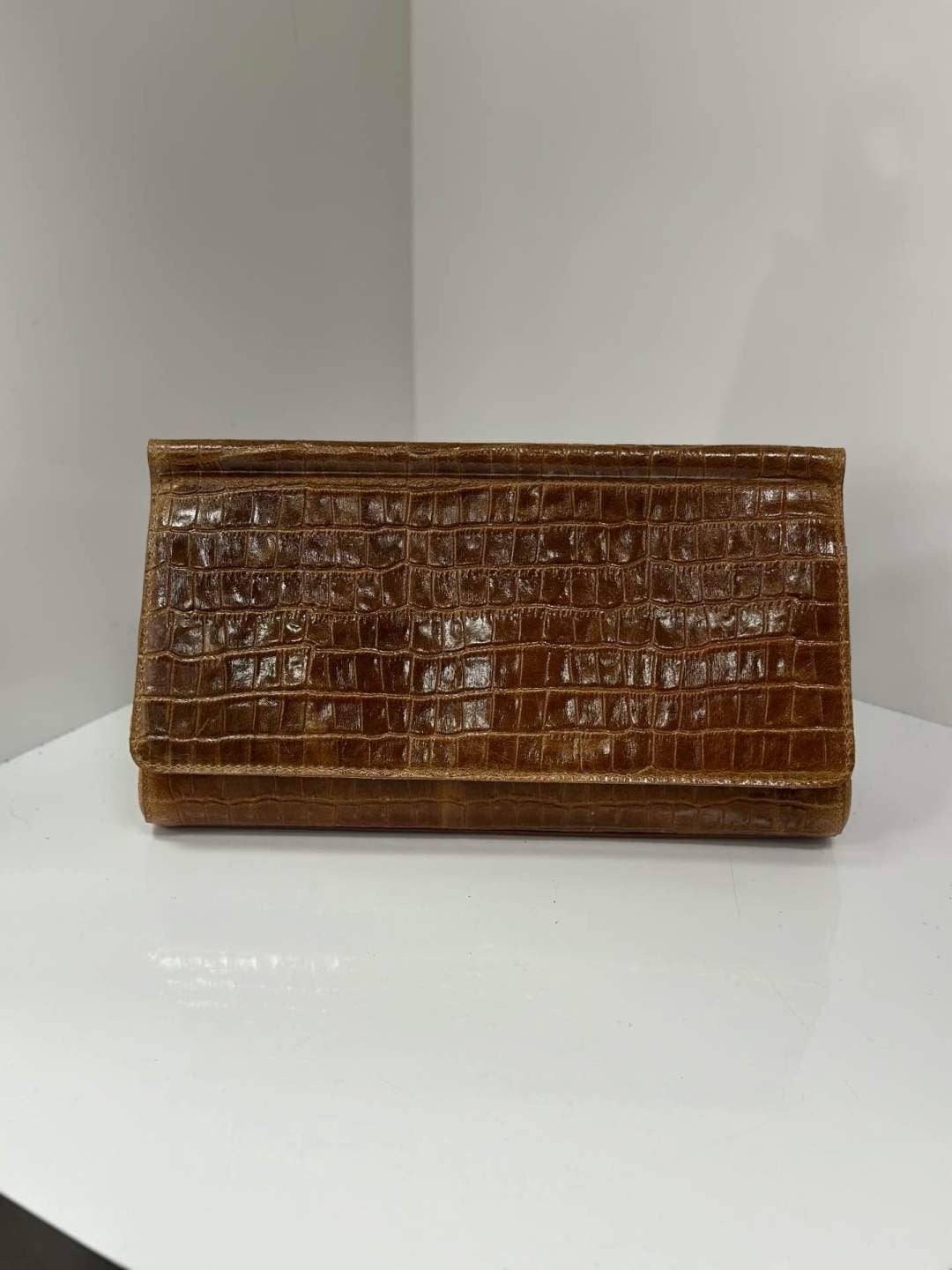 Luana Clutch Bag, Verde Sabbia (Made in Italy)