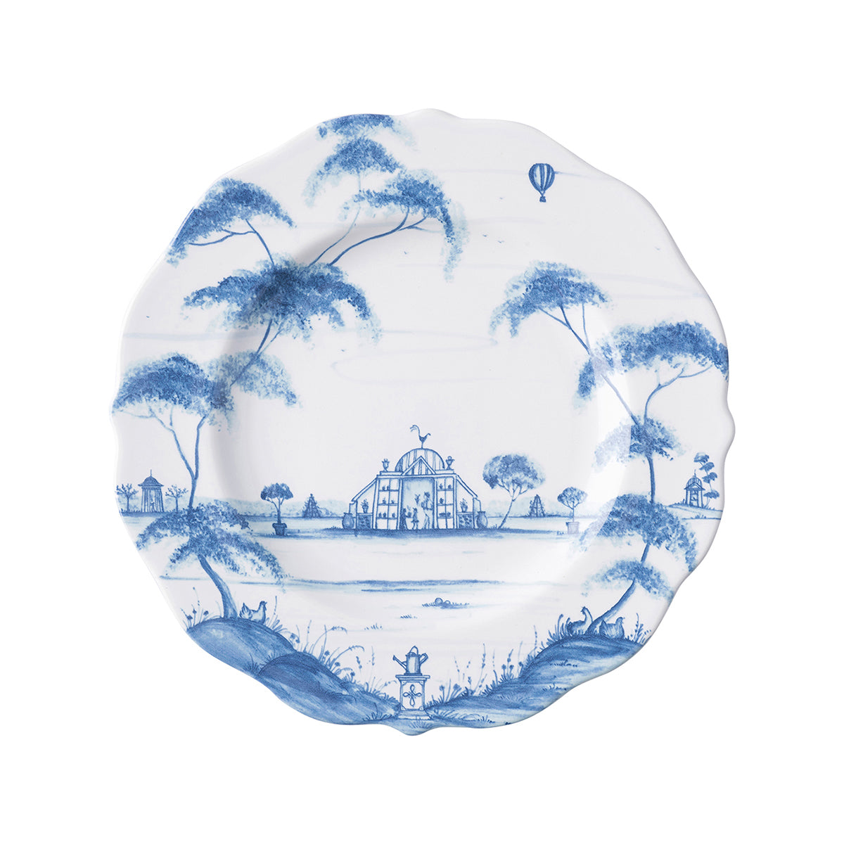 Country Estate Dessert/Salad Plate - Delft Blue