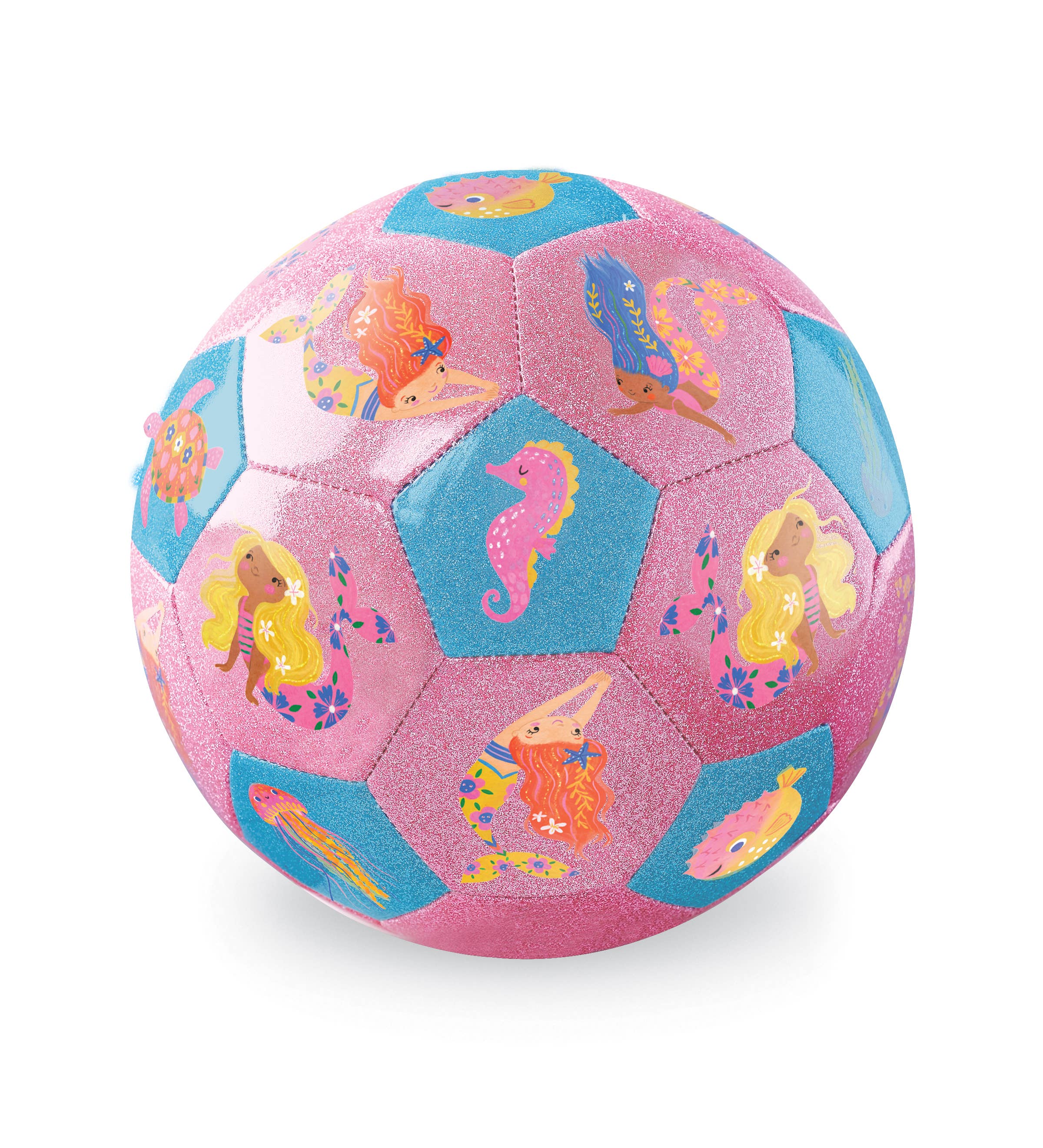 Size 3 Glitter Soccer Ball, Mermaid Friends