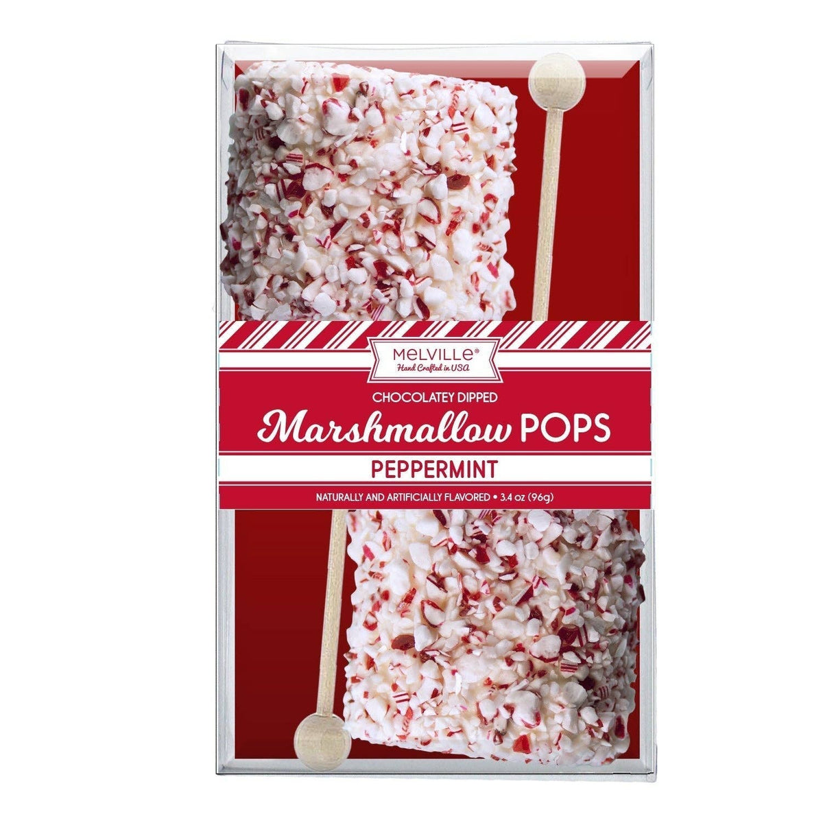 Giant Marshmallow Pop, Peppermint & Chocolatey Coating