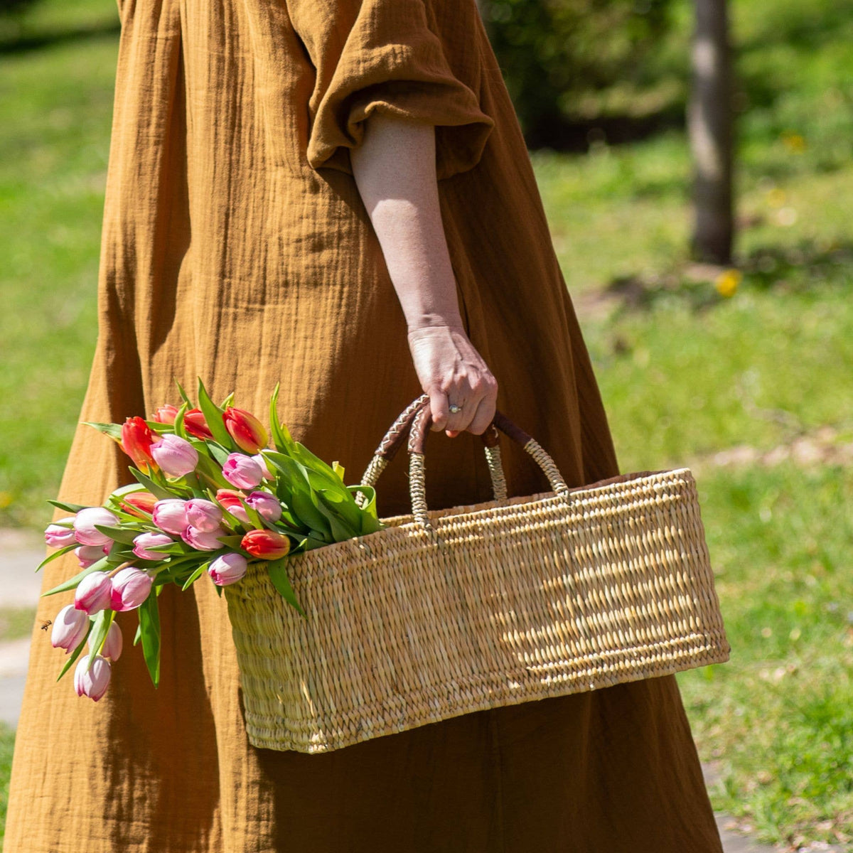 Gardener Long Basket, Large