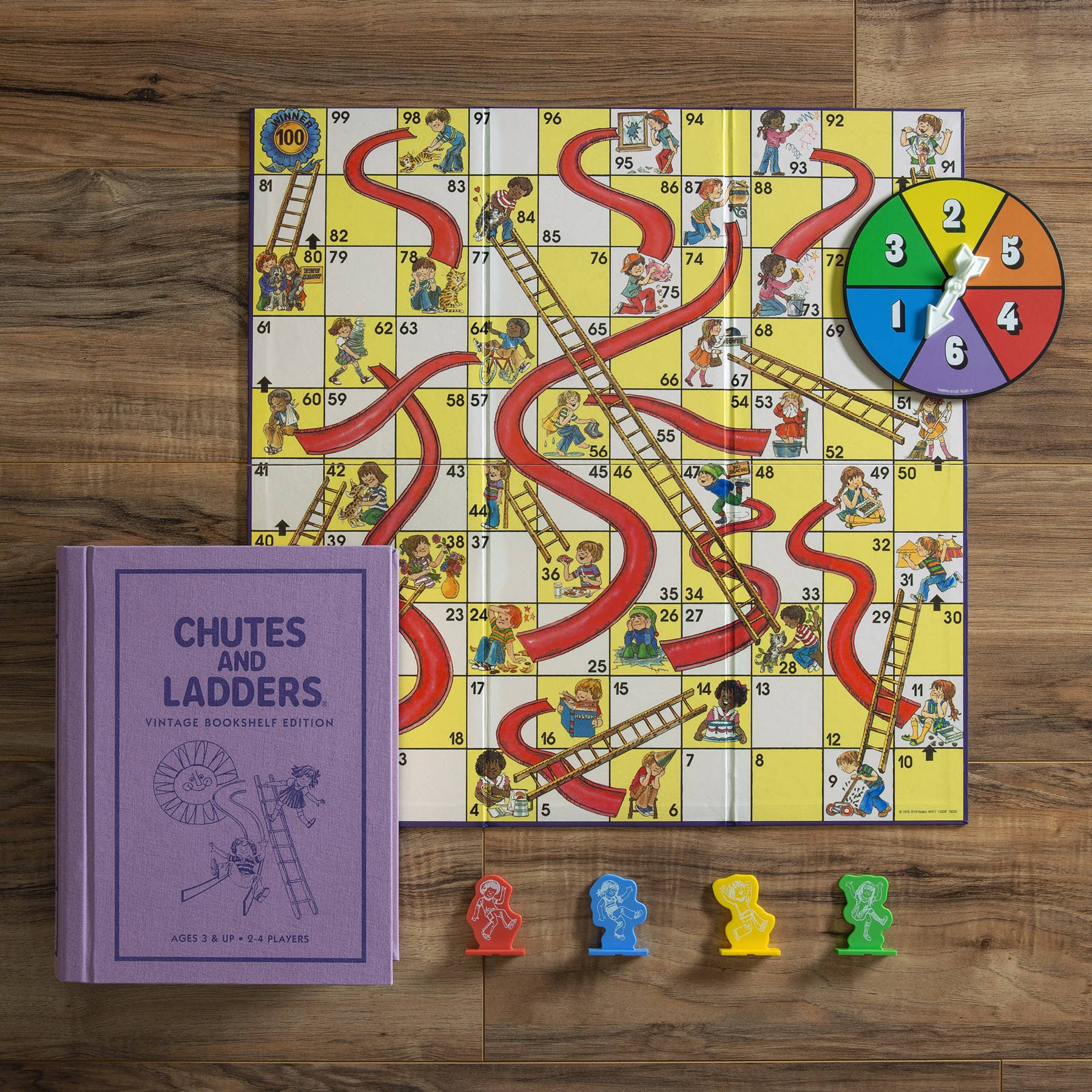 Chutes & Ladders, Vintage Bookshelf Edition - WS Game Company