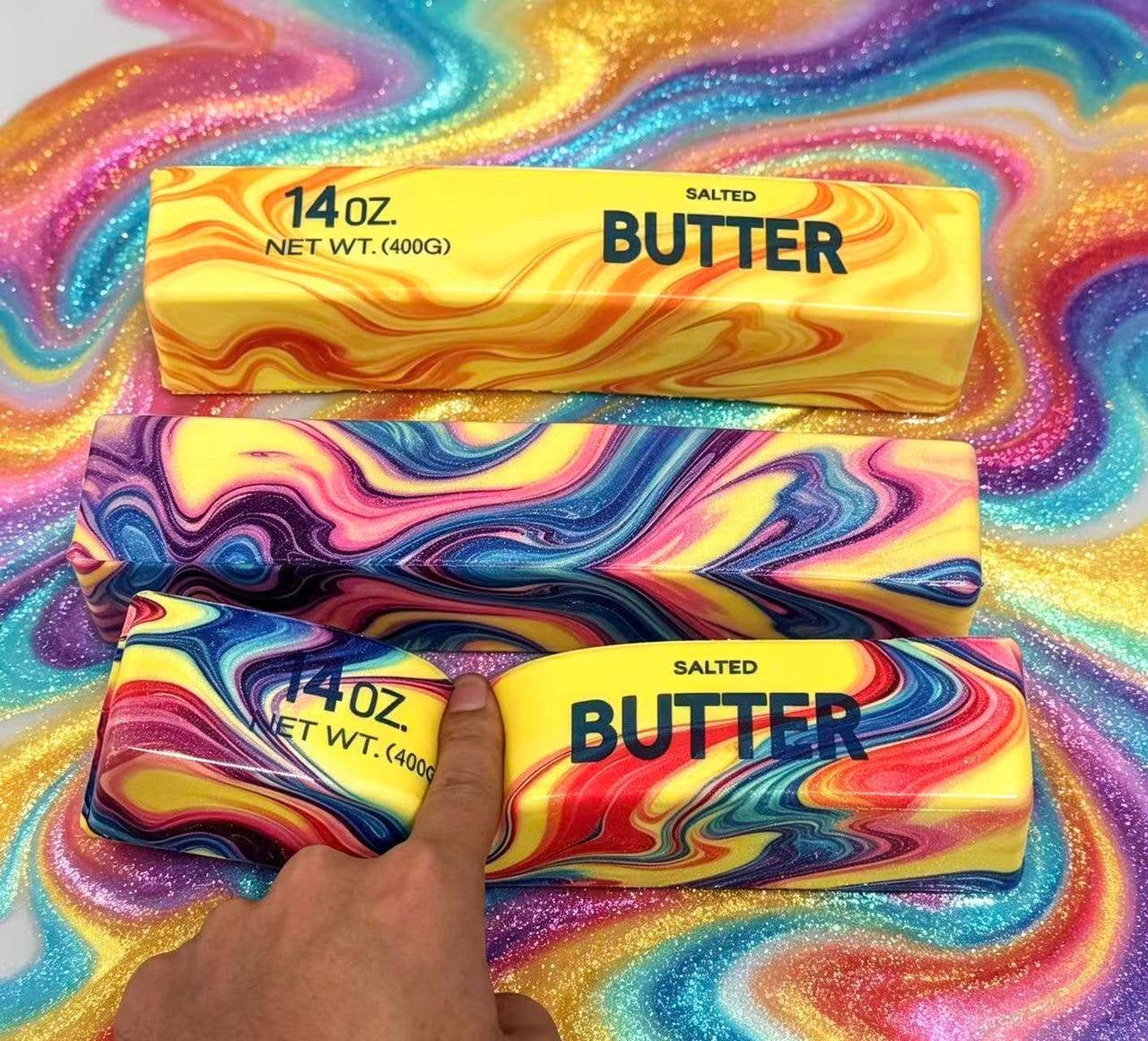 Jumbo Tie-Dye Butter Squishy