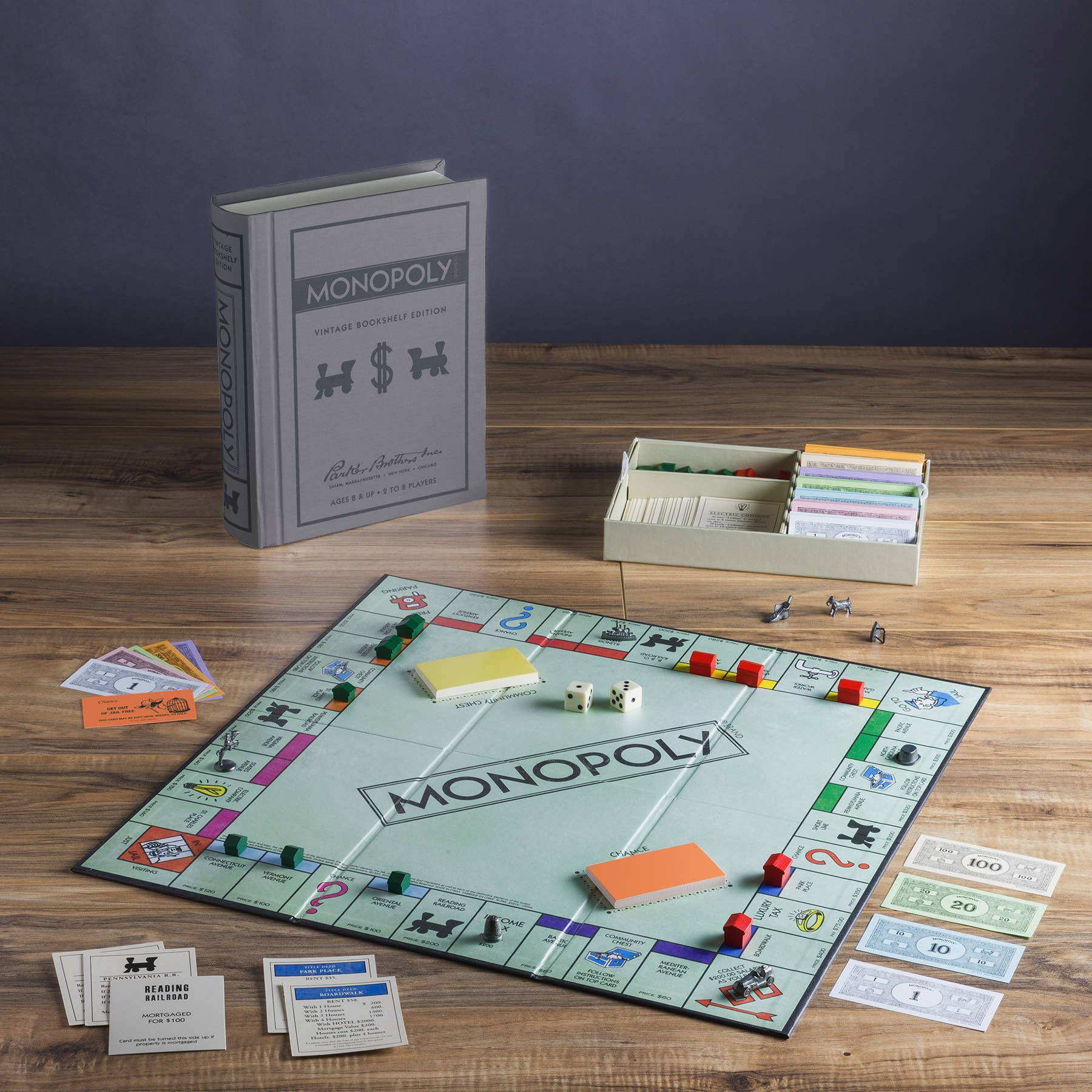 Monopoly, Vintage Bookshelf Edition - WS Game Company
