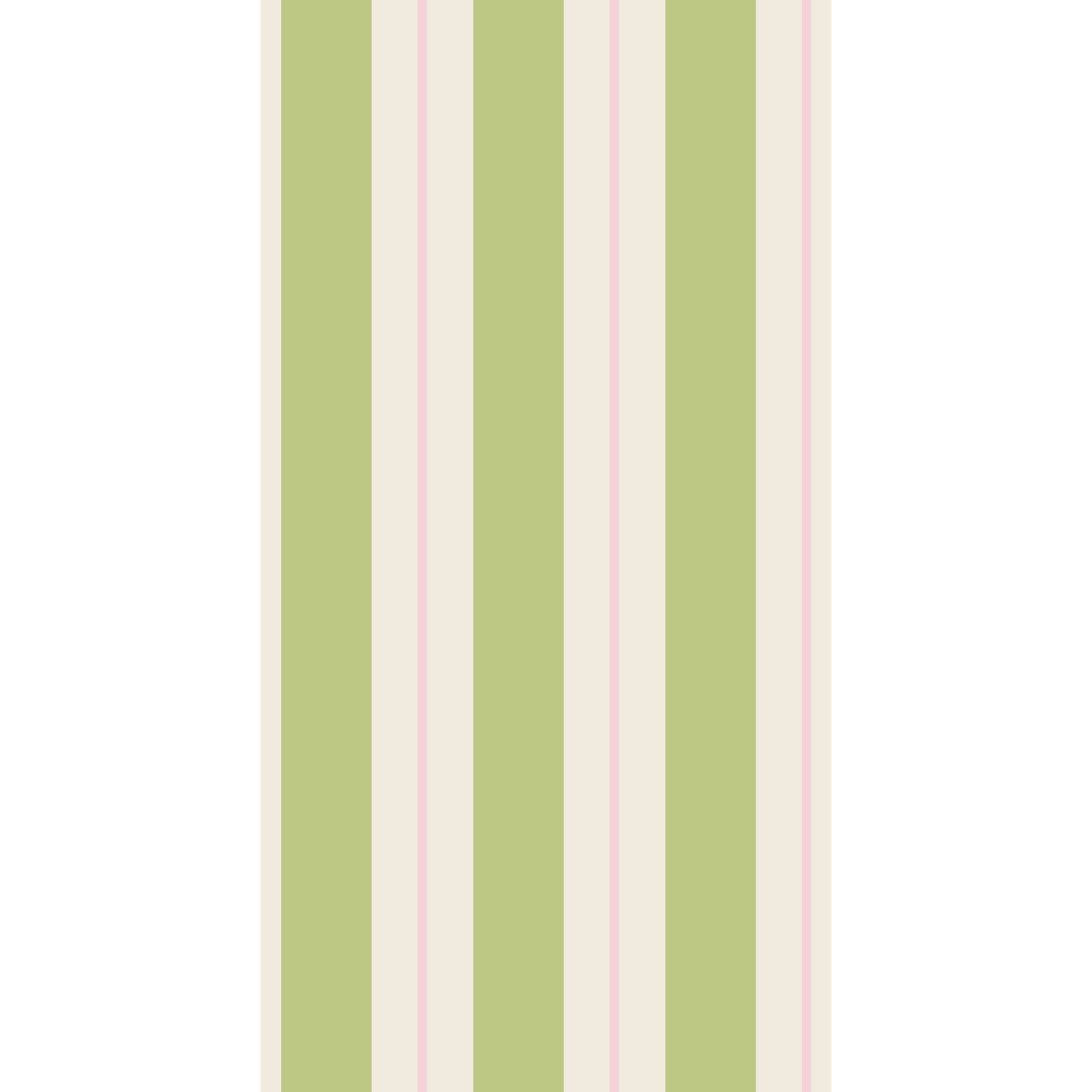 Green & Pink Awning Stripe Guest Towel - Hester & Cook (16-count)