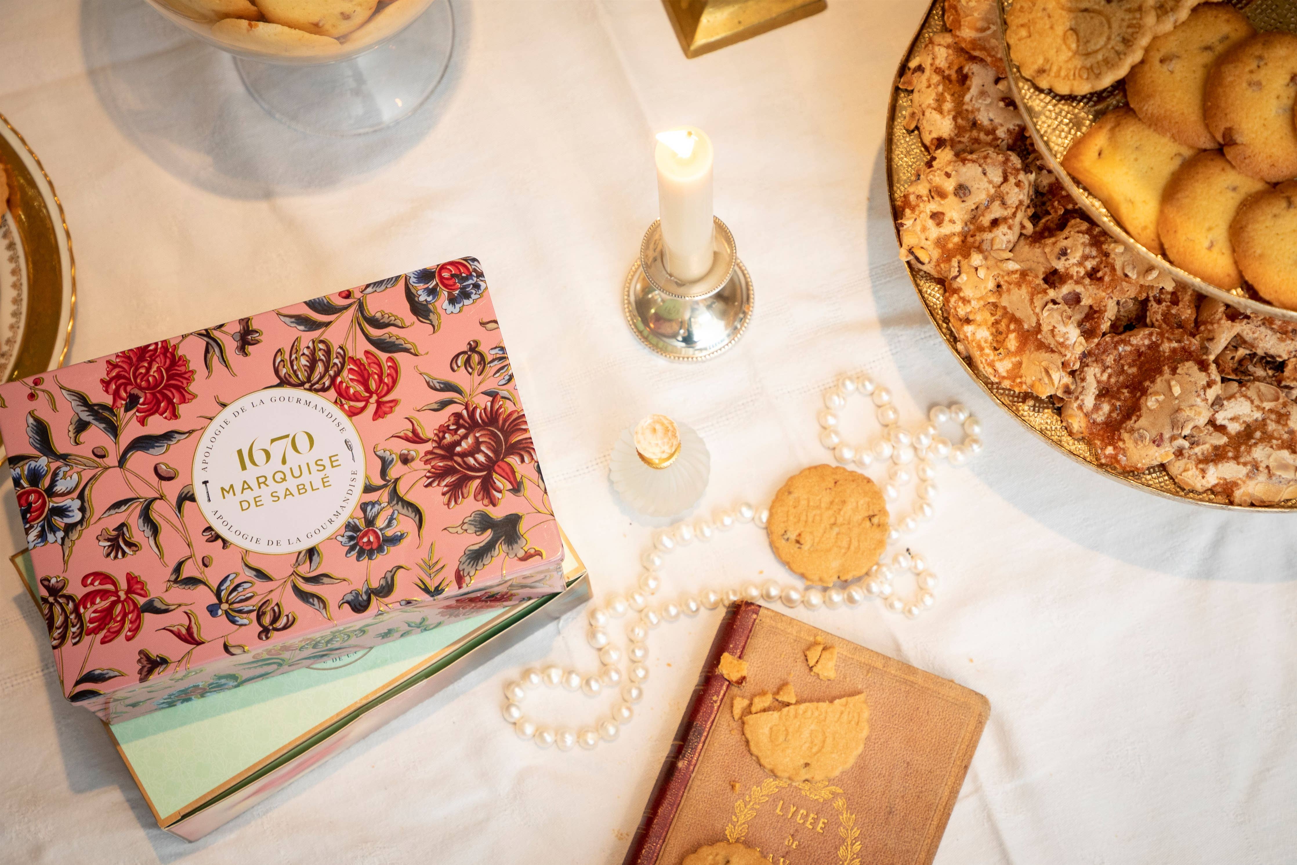 Shortbread Cookie Tin, "Marquise à Chambord" - La Sablésienne (300g)