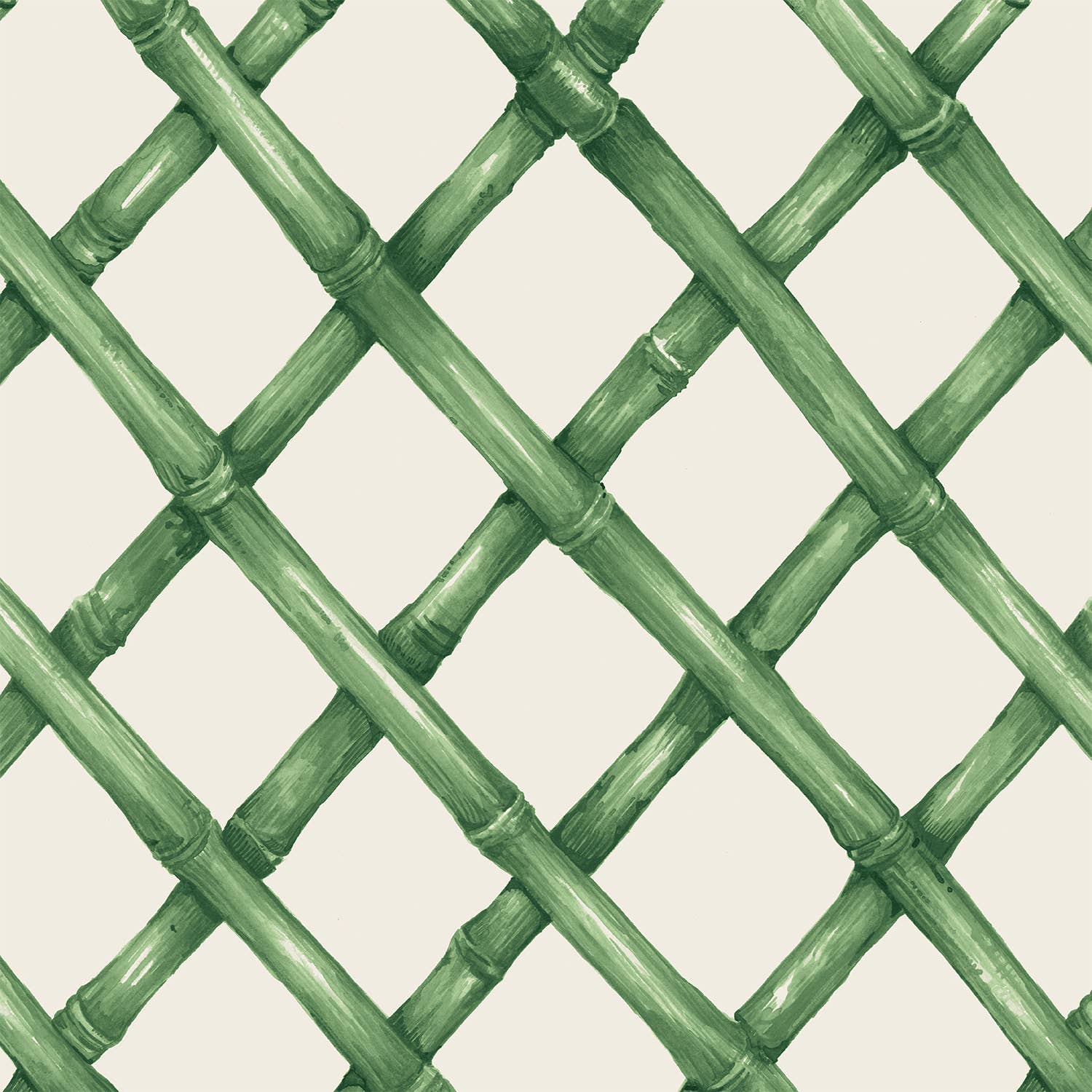 Green Lattice Cocktail Napkin - Hester & Cook (20-count)