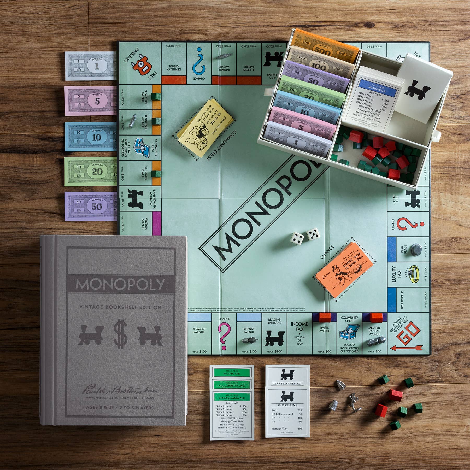 Monopoly, Vintage Bookshelf Edition - WS Game Company