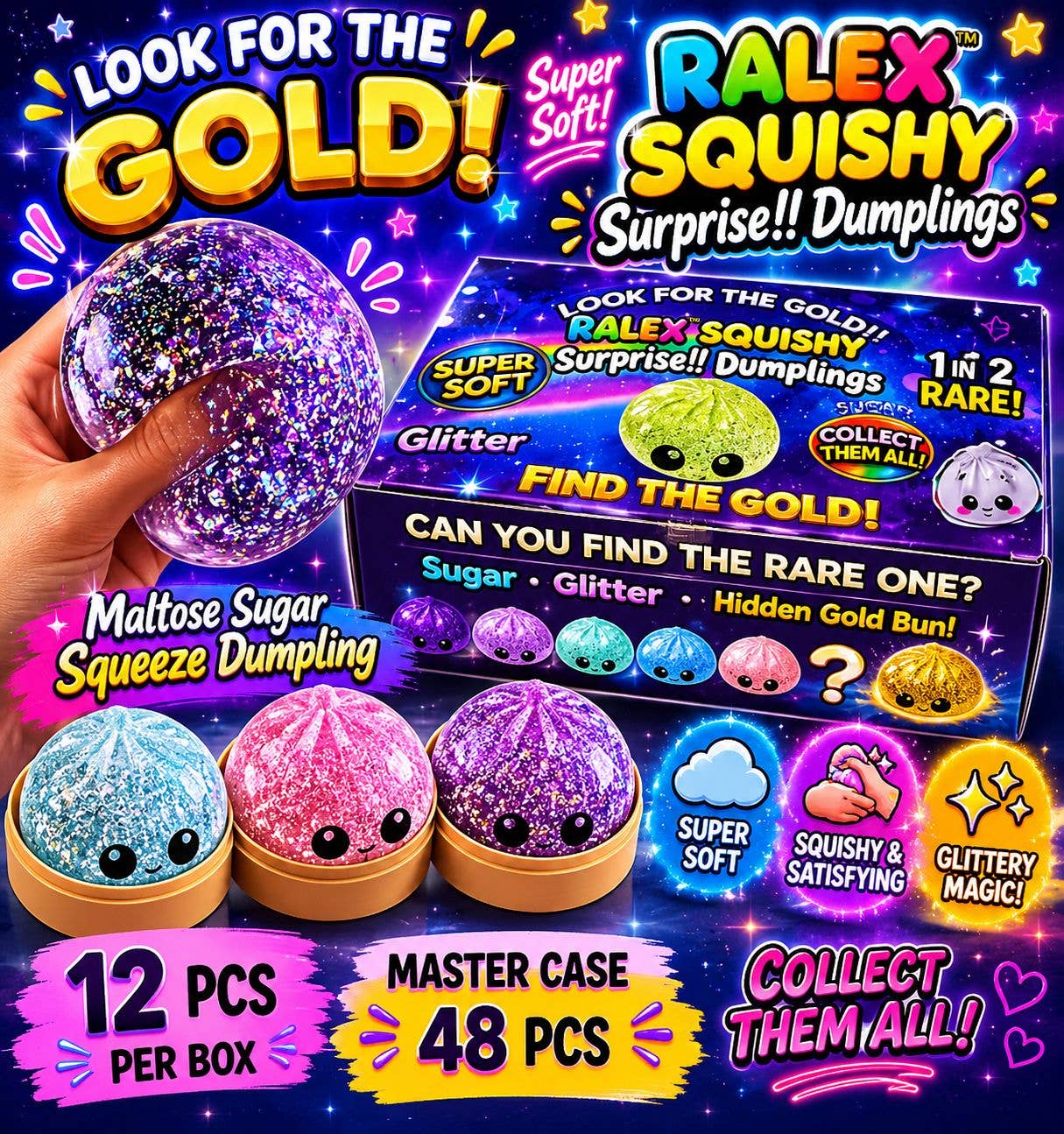 Maltose Squishy Surprise Dumplings