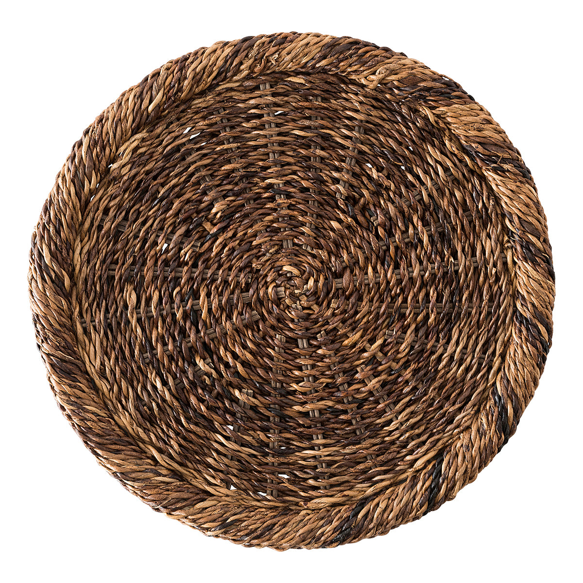Rustic Rope Charger, Brown - Juliska