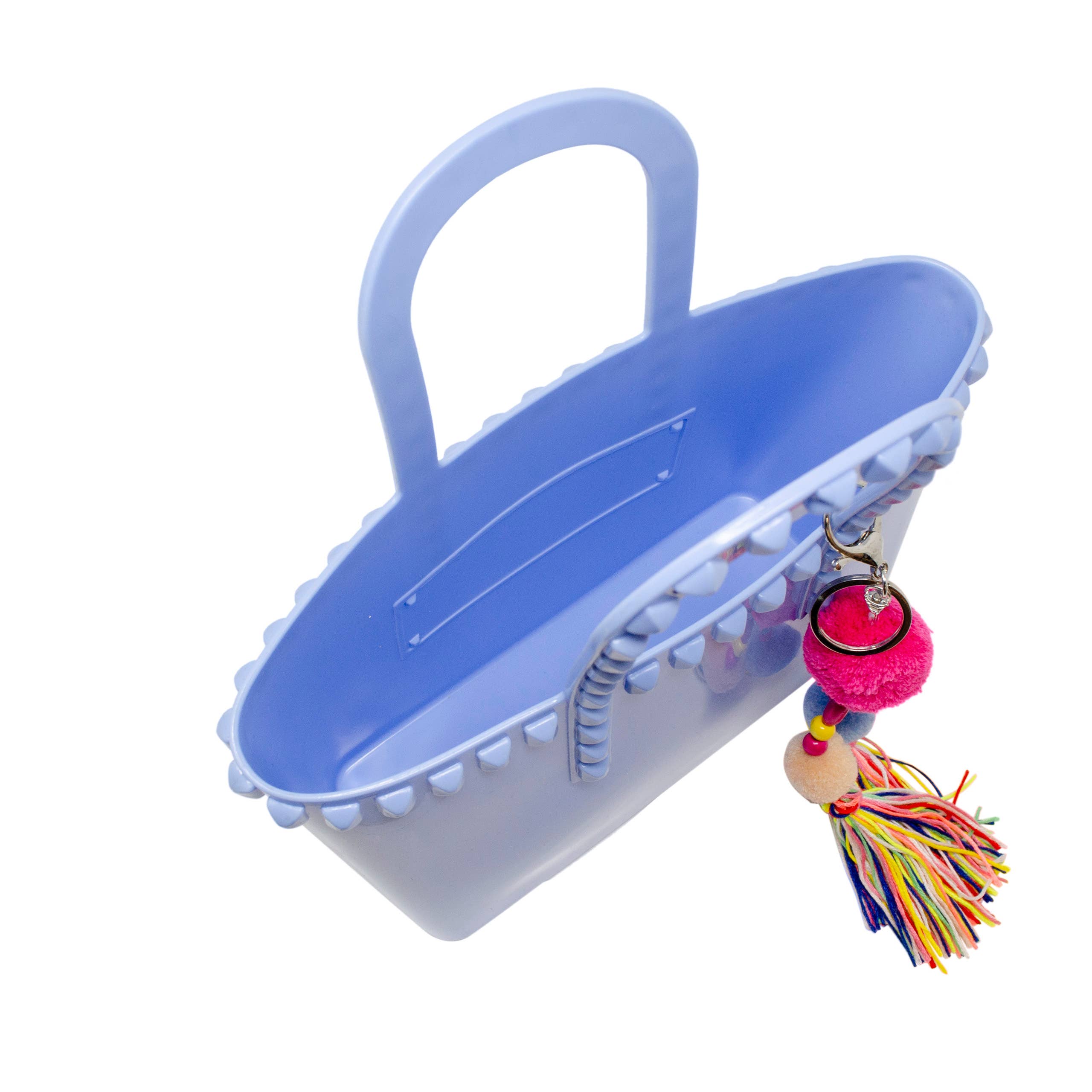 Baby Blue Tiny Jelly Tote Bag