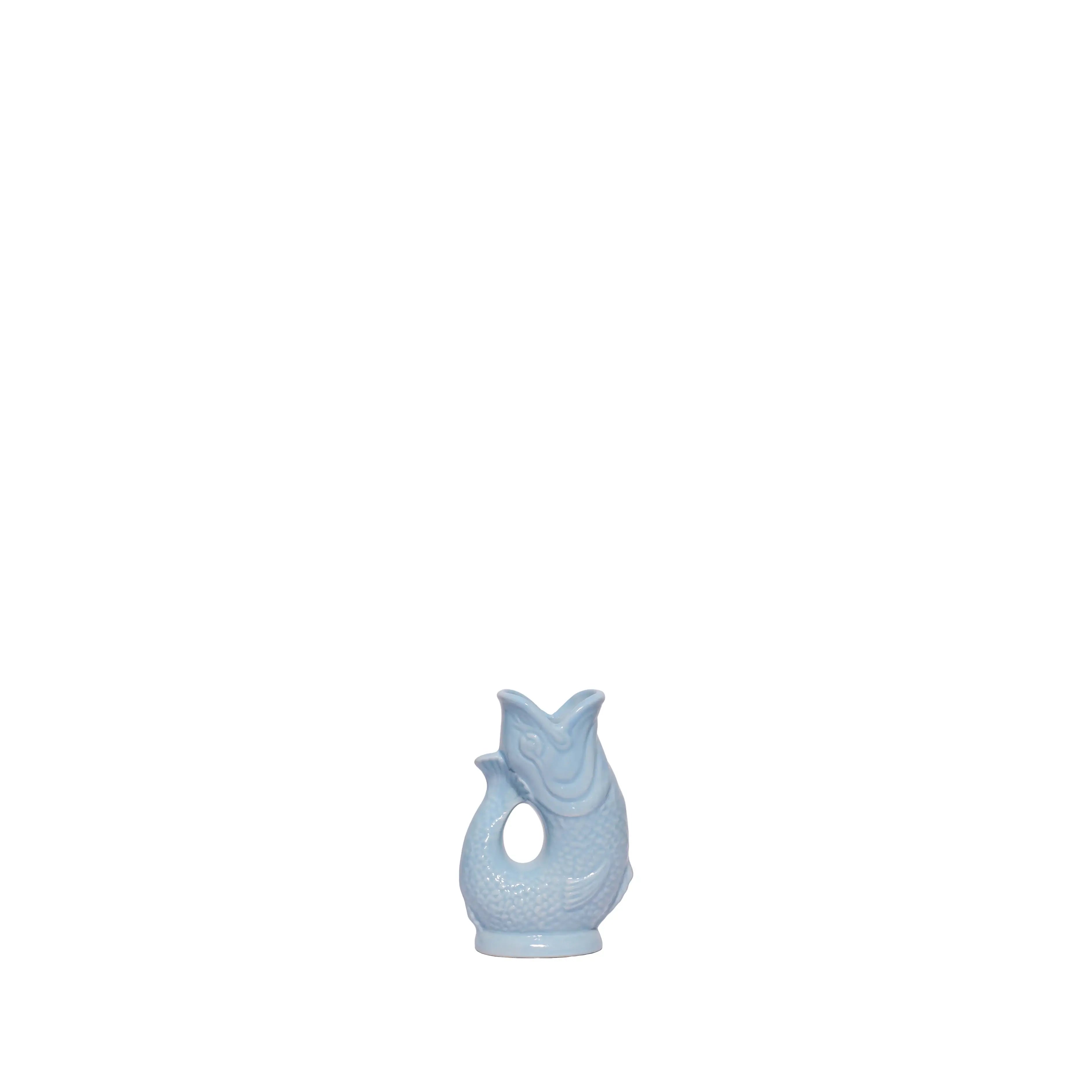 Pale Blue Gluggle Jug (XL)