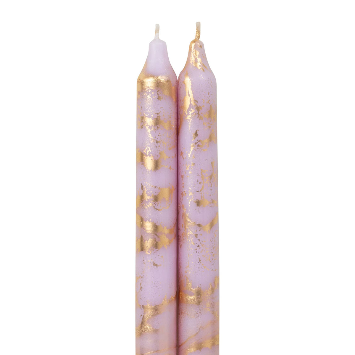 Taper Candles, Hunter Green with Gold - 12in (2 tapers)