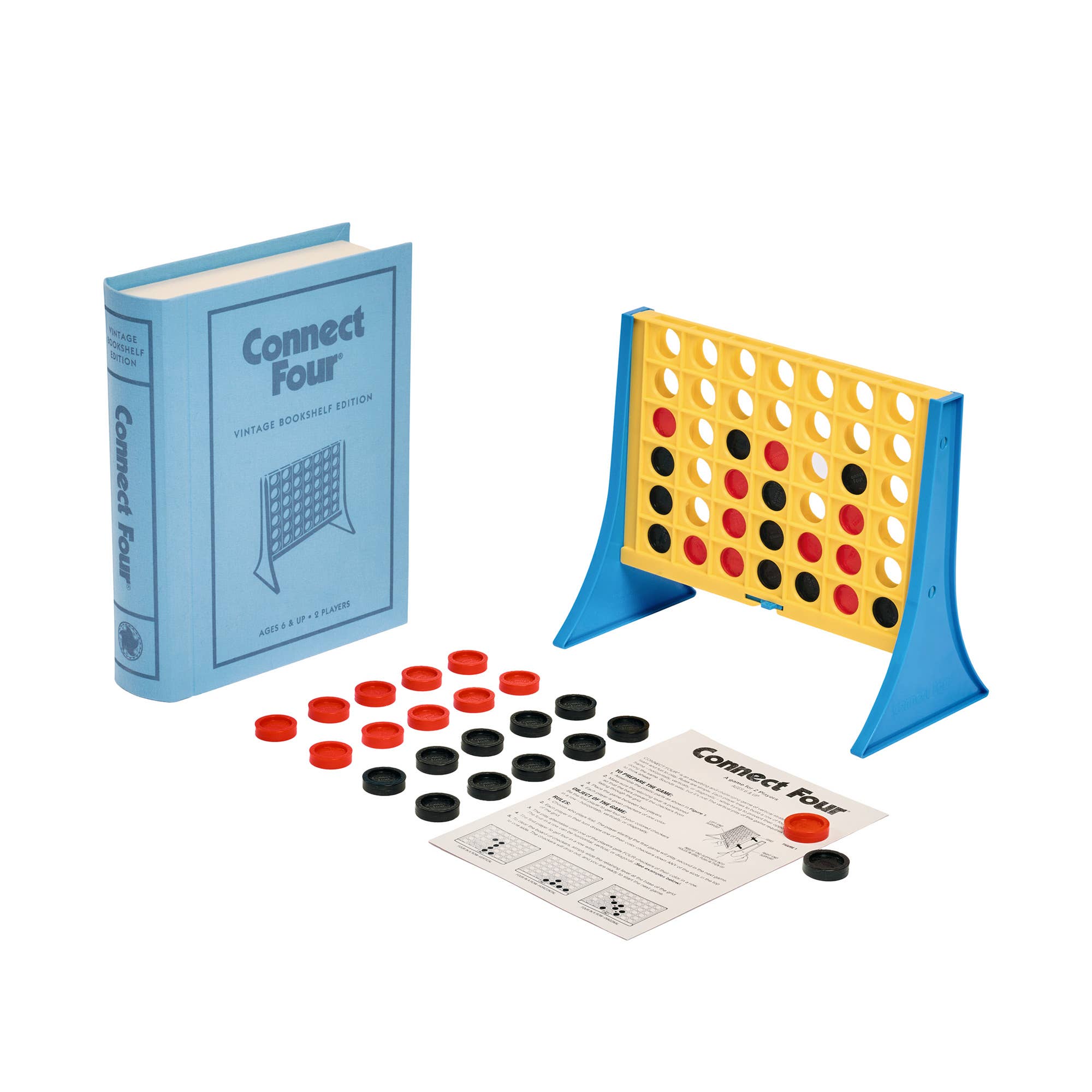 Connect 4, Vintage Bookshelf Edition - WS Game Company