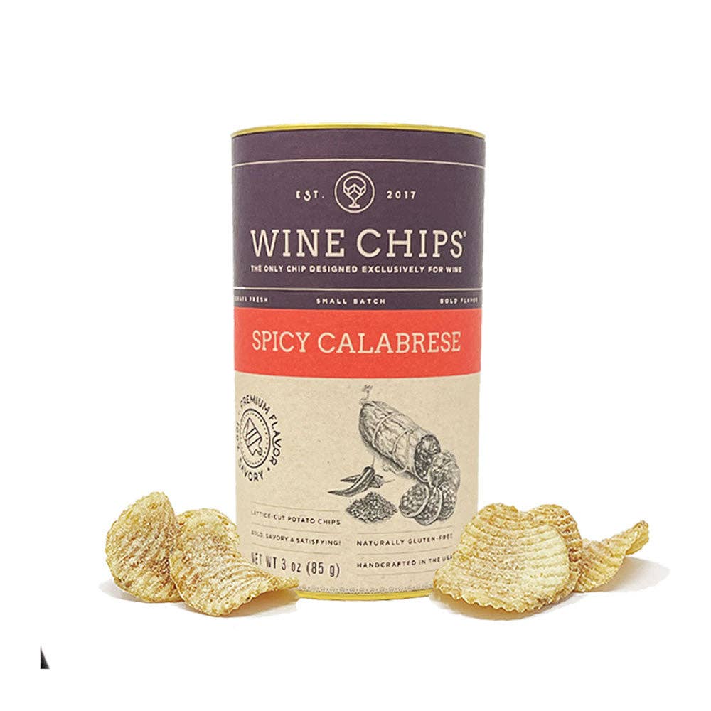 Spicy Calabrese Potato Chips - Wine Chips (3.0oz / 85g)