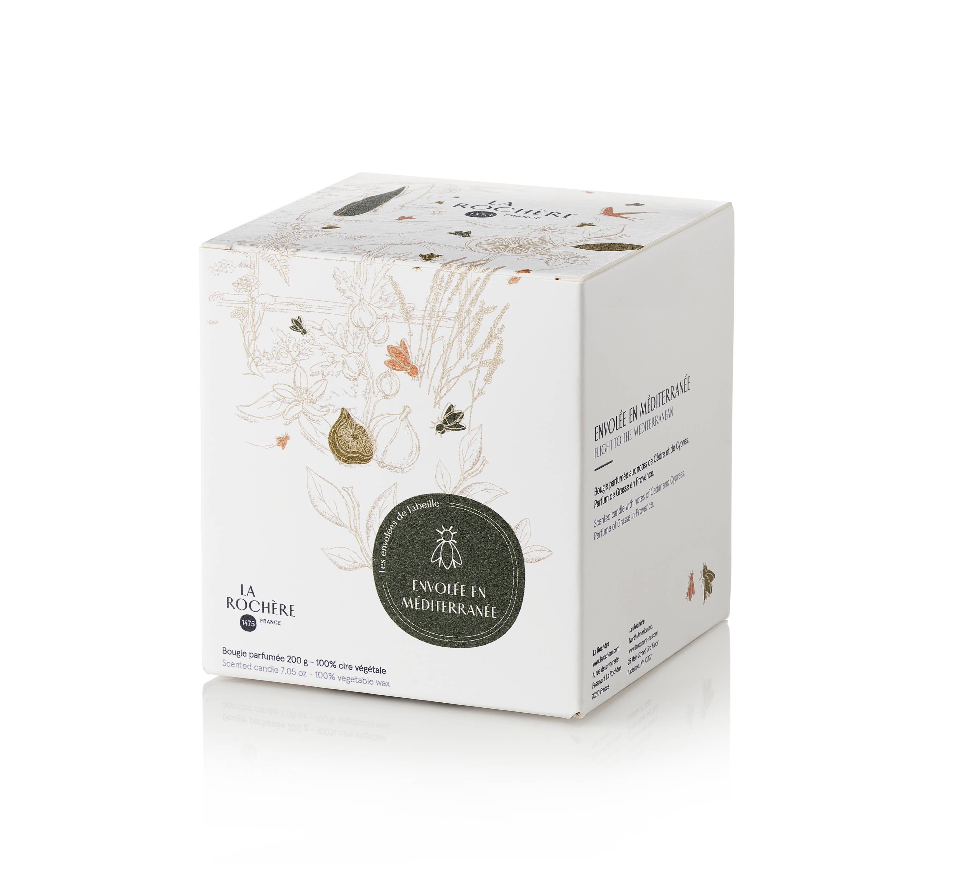 Cedar, Flight to the Mediterranean Scented Candle - La Rochere