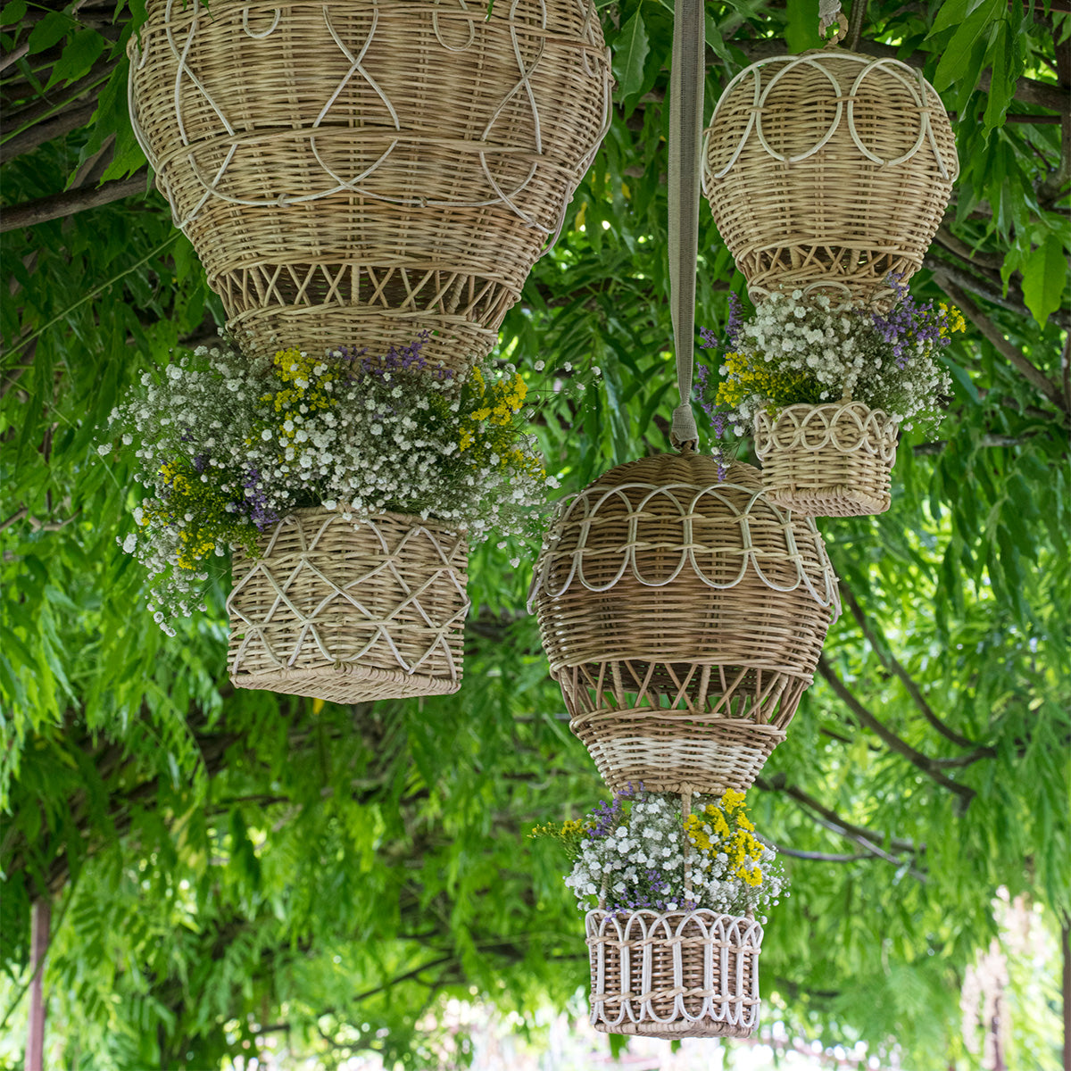 Provence Rattan 20" Hot Air Balloon