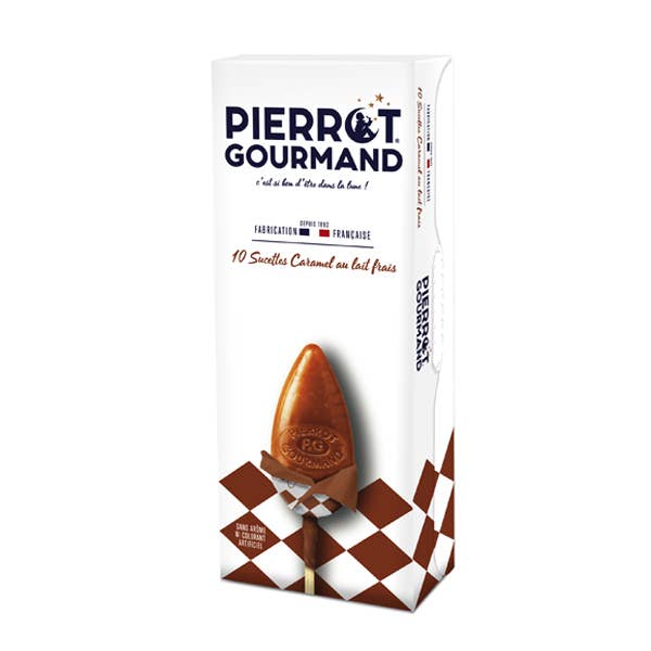 Milk Caramel Lollipops - Pierrot Gourmand