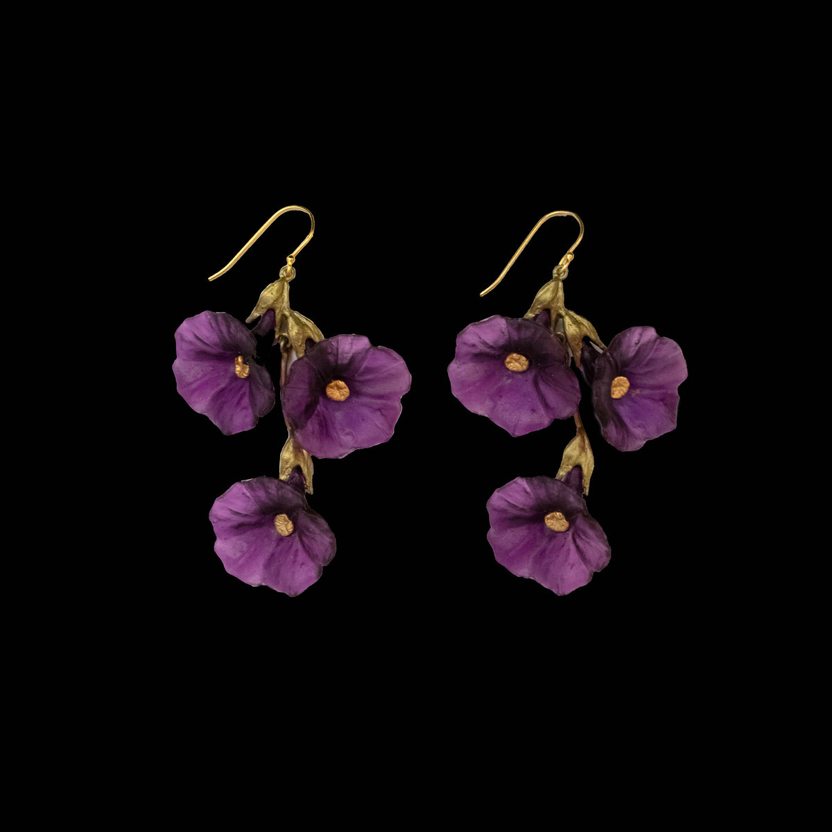 Petunia Large Wire Earrings - Michael Michaud