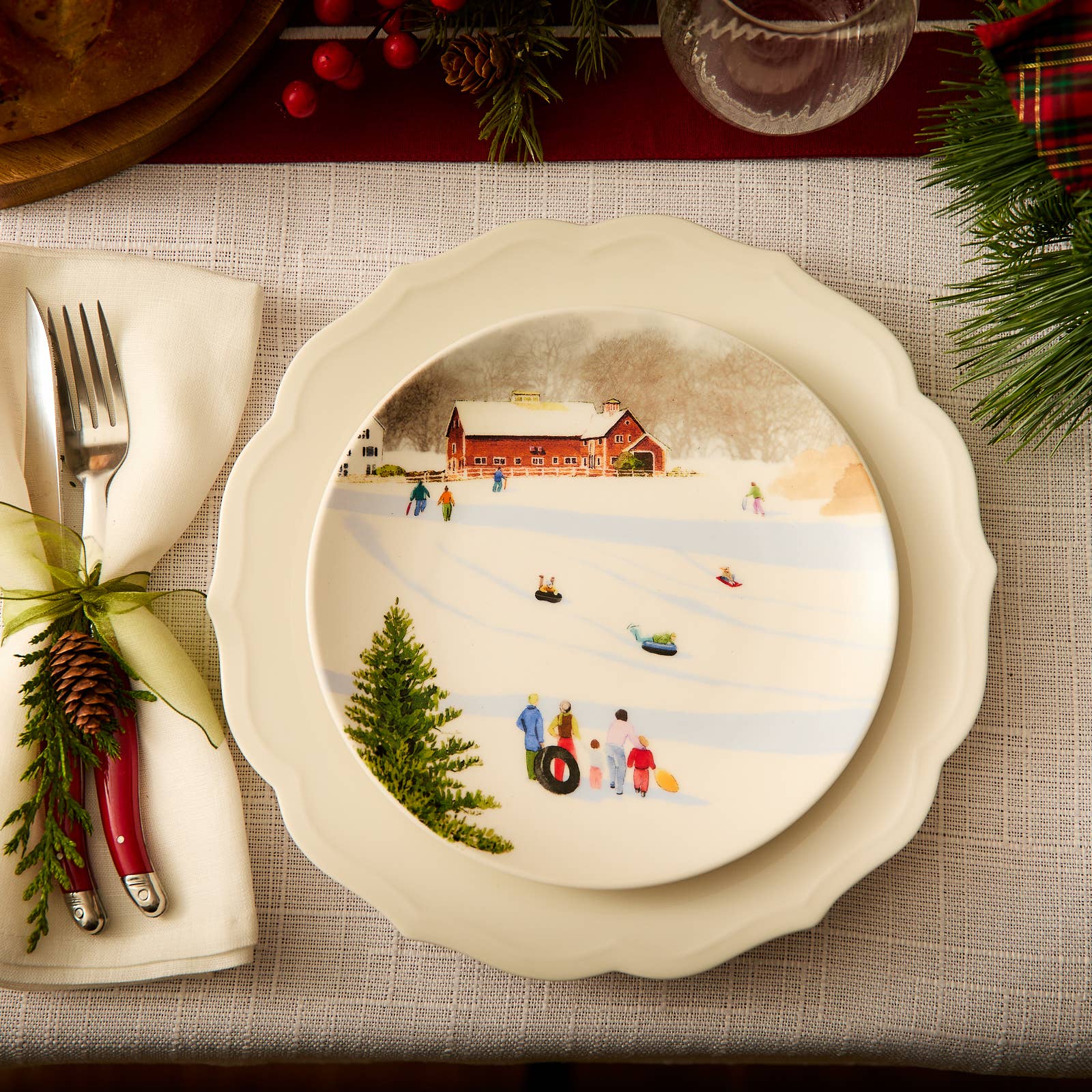 Stella Scalloped Dinner Plate - Caskata (10.75in dia)