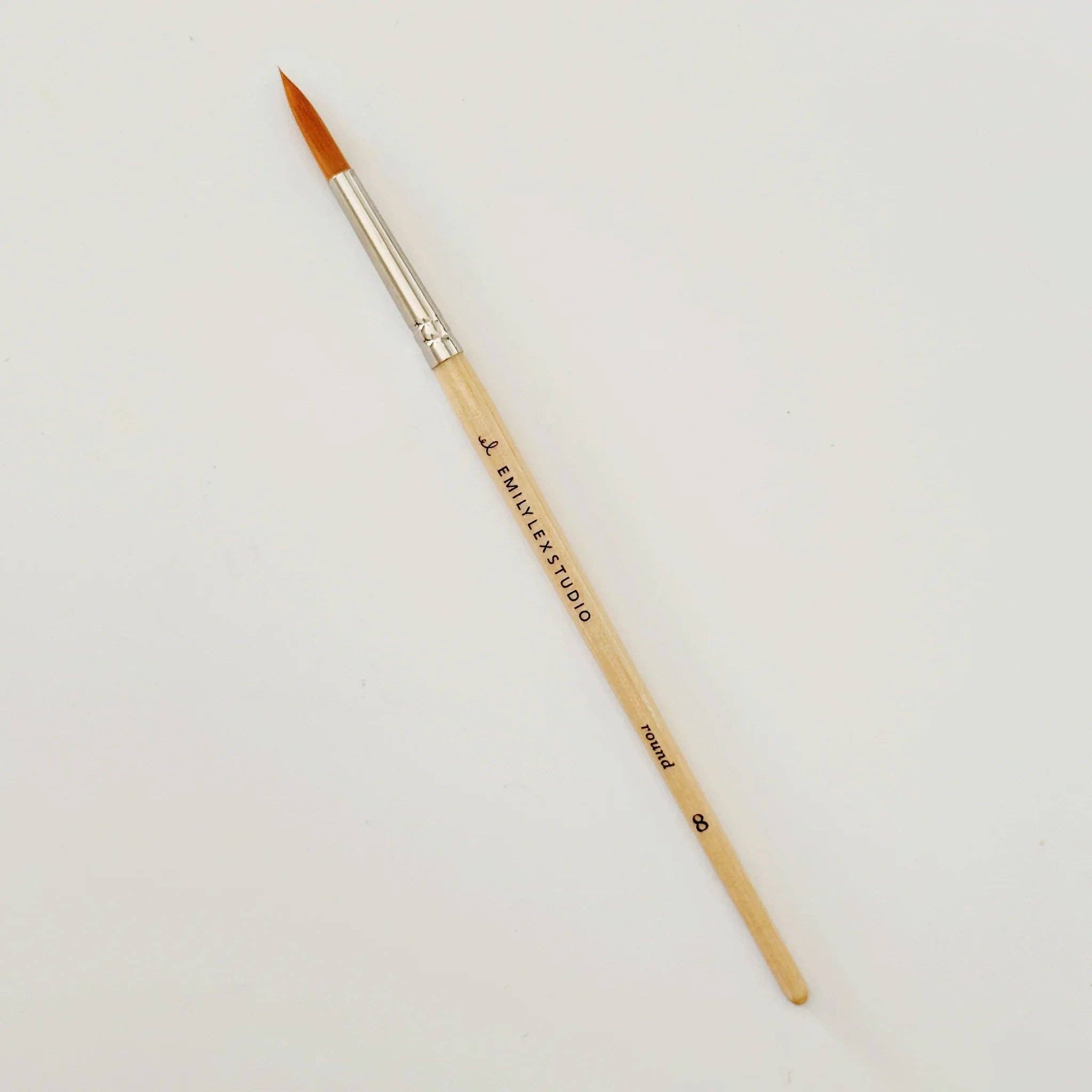 Watercolor Paintbrush, Set of 5 Wood Brushes