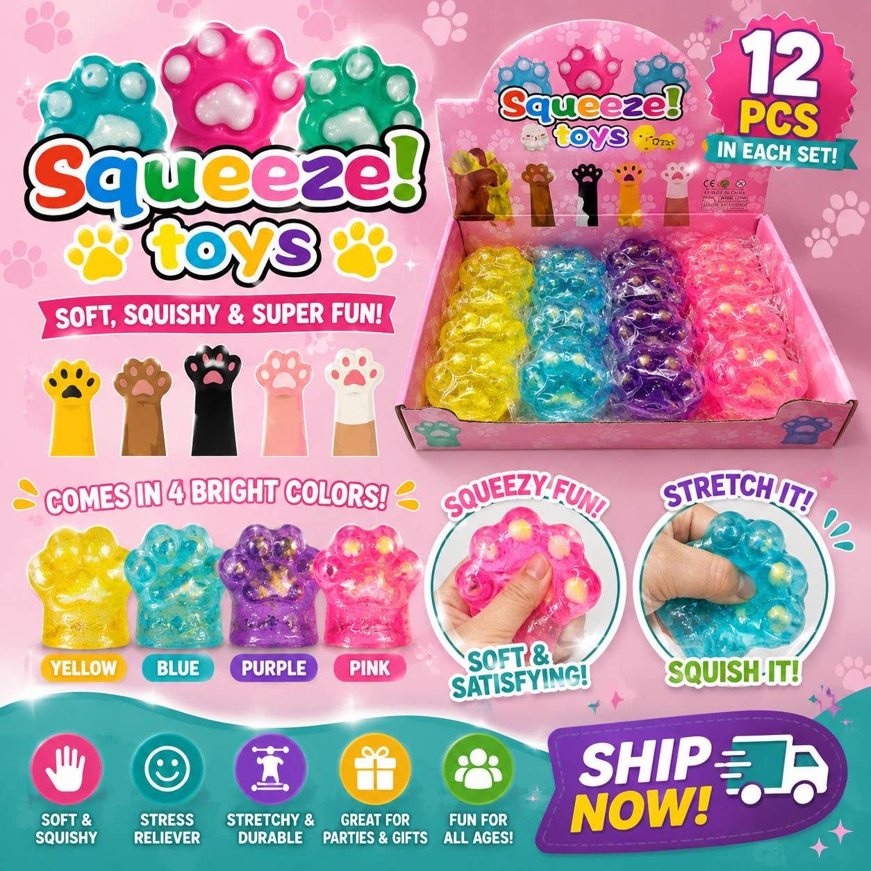 Paw Print Squishy