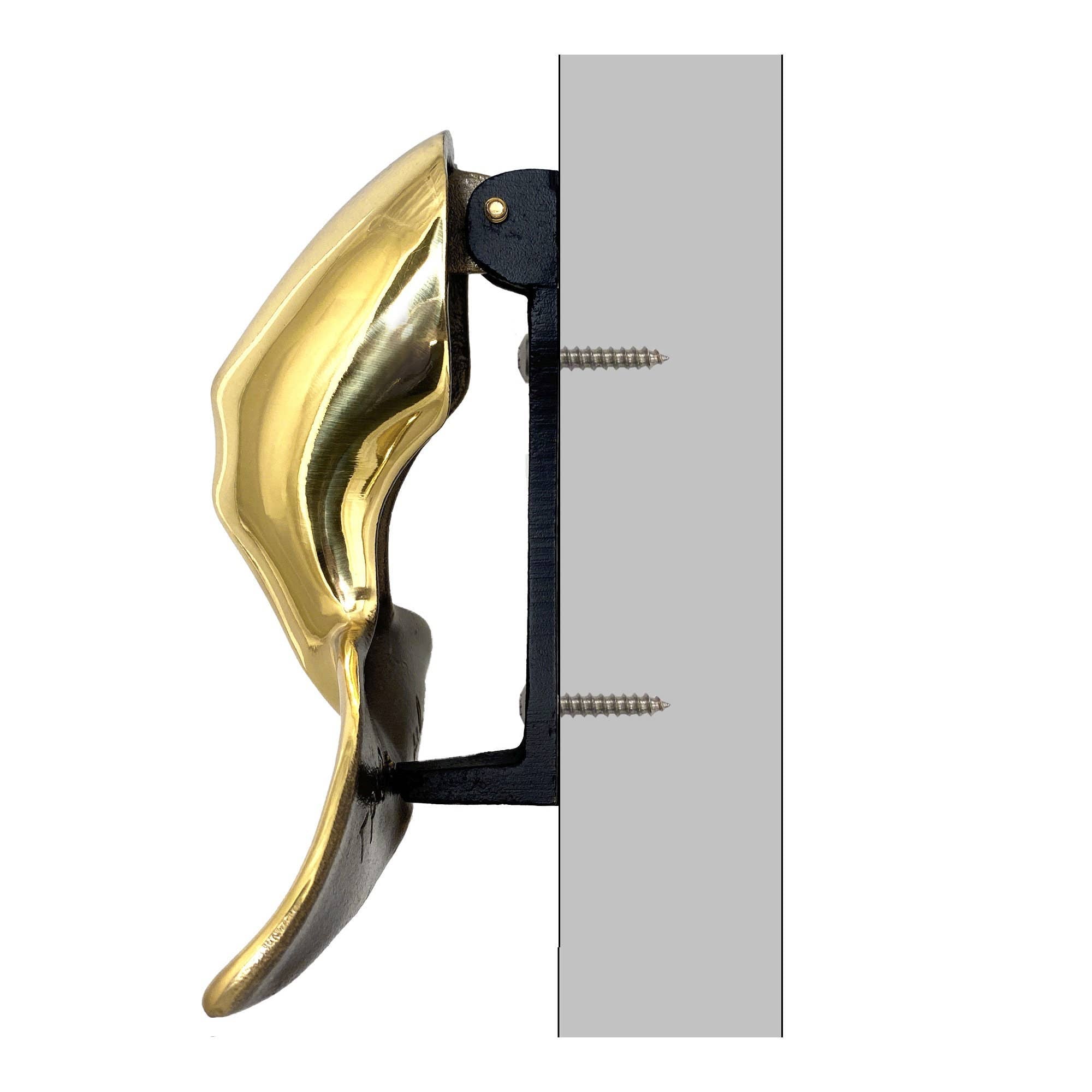 Whale Tail Brass Door Knocker - Michael Healy Designs