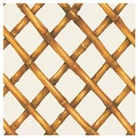 Bamboo Lattice Cocktail Napkin - Hester & Cook