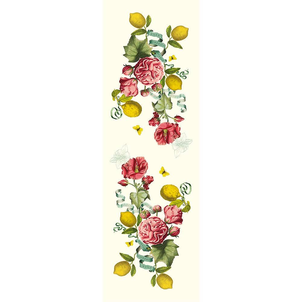 Tablerunner Citrons De Menton Romance - Garnier Thiebaut (20in x 91in)