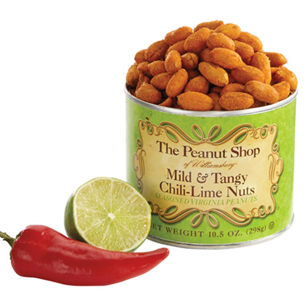 Chili Lime Seasoned Peanuts - The Peanut Shop of Williamsburg (10.5oz / 300g)