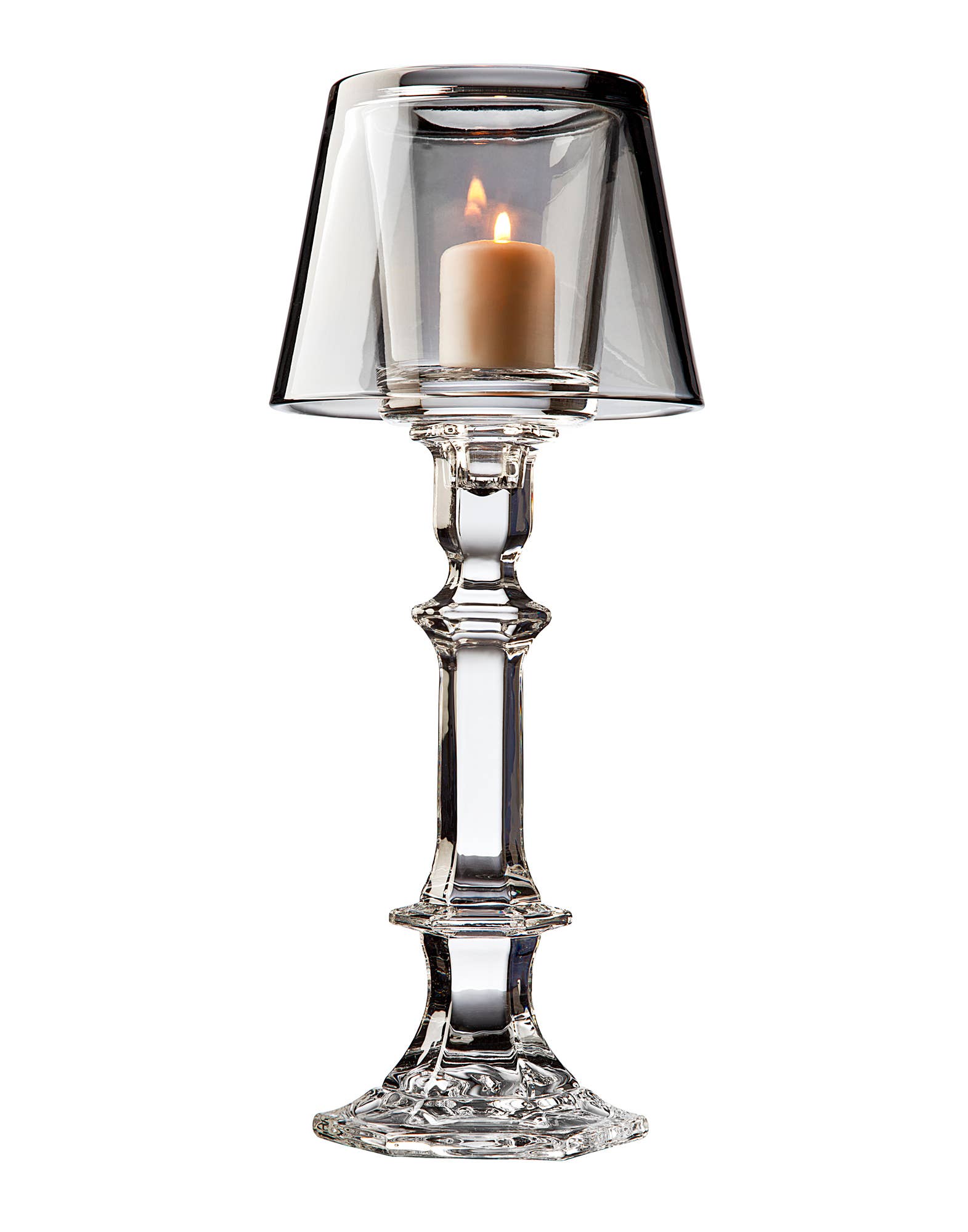 Villa Marca Votive Lamp, Clear - Godinger (13.2in h)