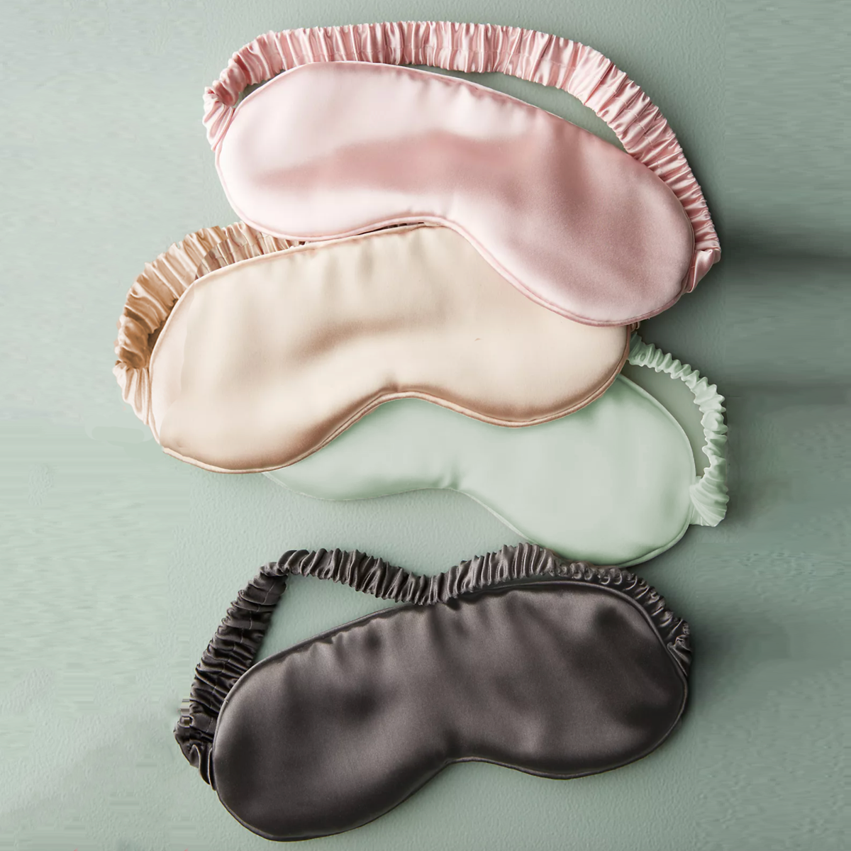 Gray Eucalyptus Silk Sleep Mask