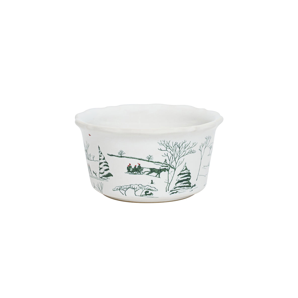 Country Estate Winter Frolic Ramekin, Evergreen - Juliska
