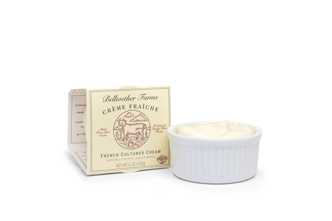 Crème Fraîche, French Cultured Cream - Bellwether Farms (5oz / 142g)