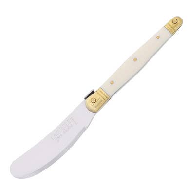 Mini Spreader, Ivory & Brass - Jean Dubost Laguiole