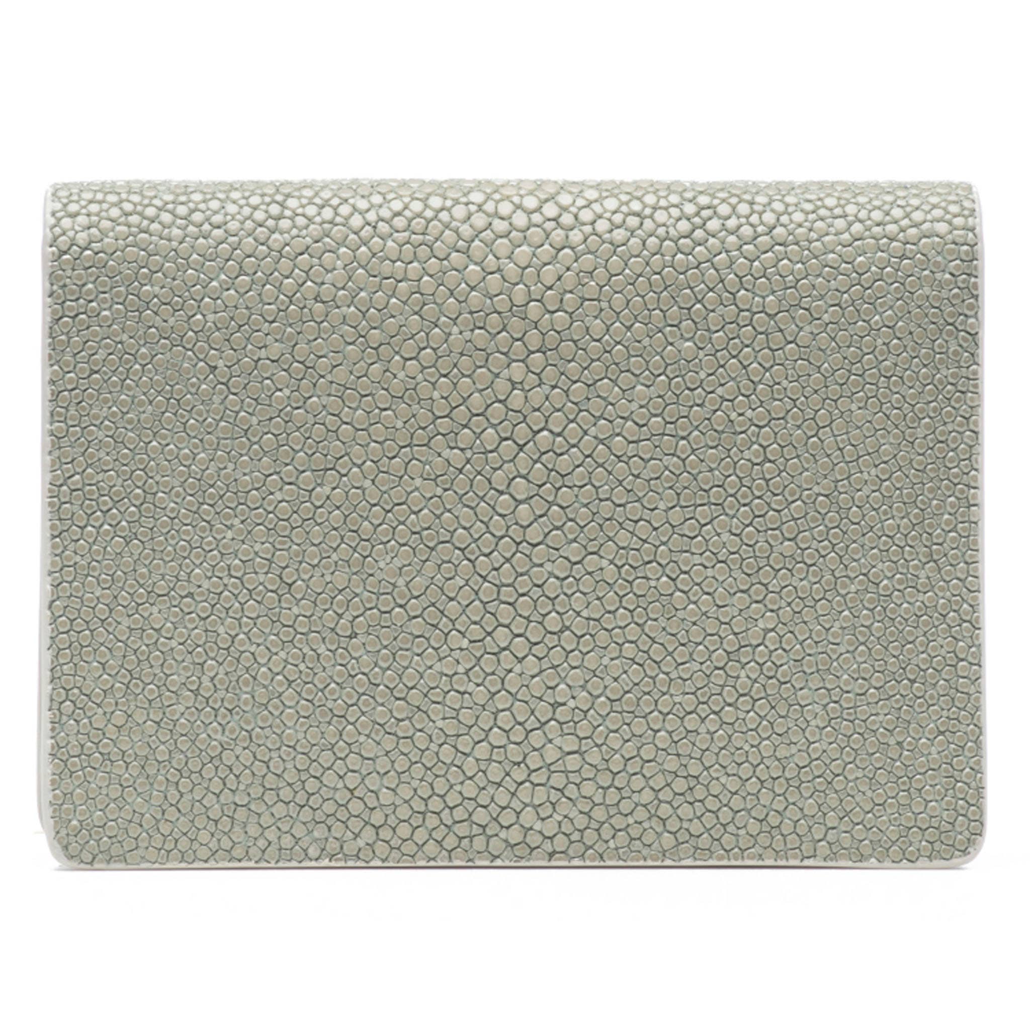 Hibiscus, Taylor Shagreen Card Wallet - Vivo