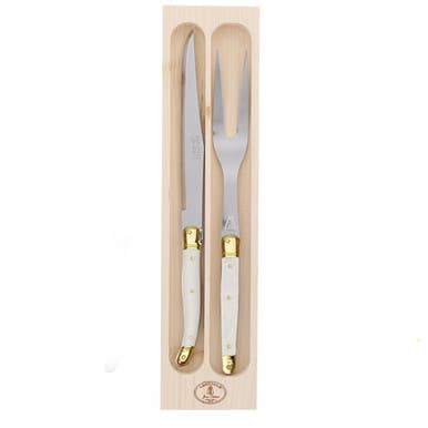 Carving Set, Ivory - Jean Dubost Laguiole