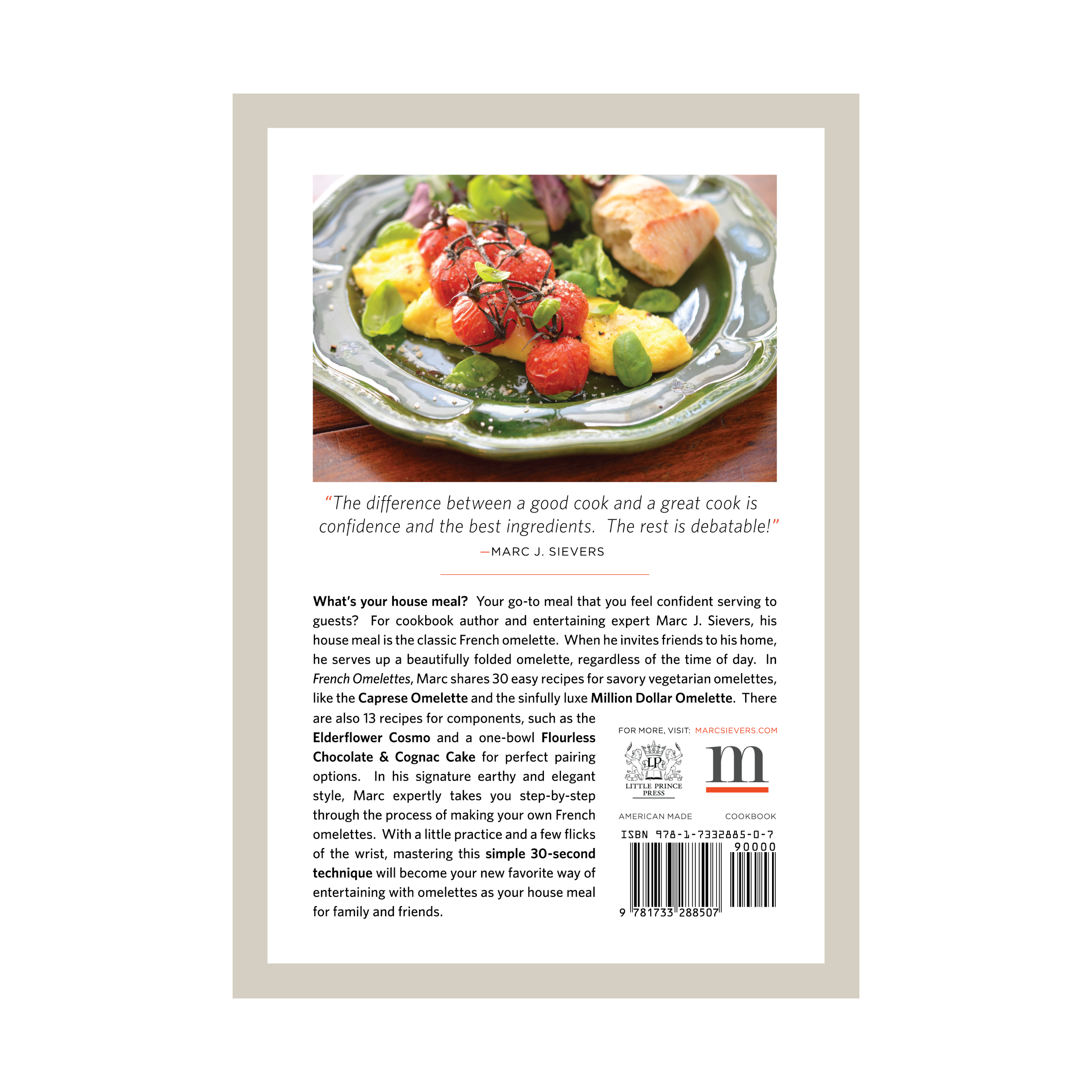 French Omelettes: Your New House Meal by Marc J. Sievers (Signed by the Author)