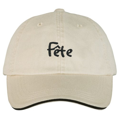 Fête Cap, Skipping Stone (Embroidered Fête Whimsy Logo, One Size)