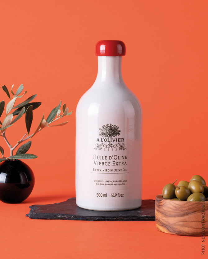 Extra-Virgin Olive Oil (Stone Jar) - A L'Olivier (16.9oz / 500ml)