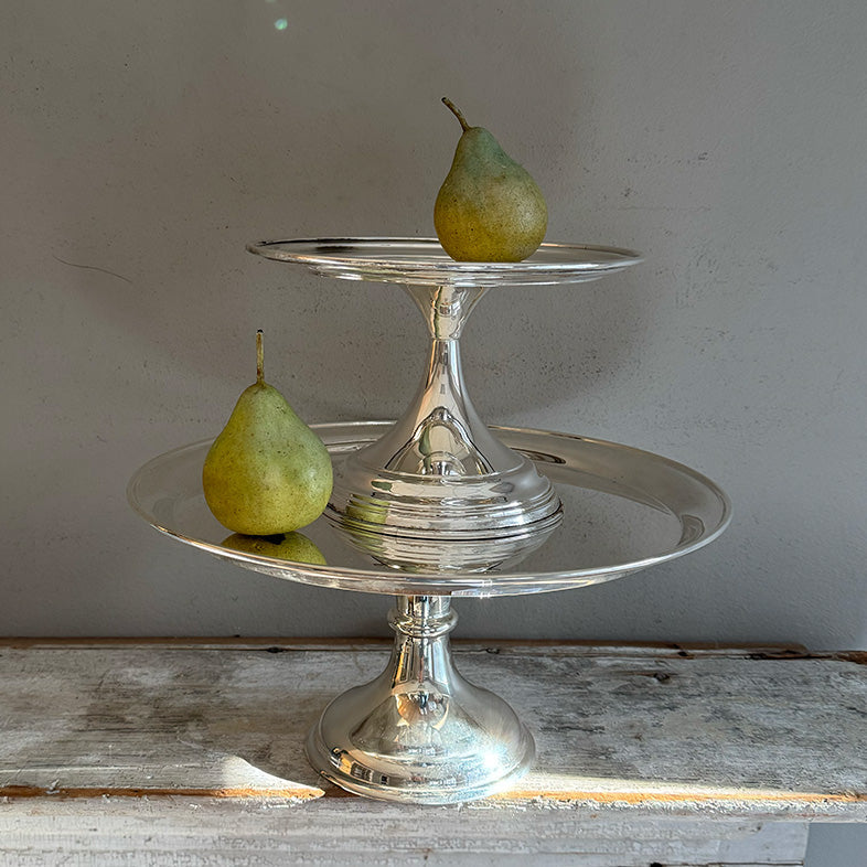 Pedestal Cake Stand, 8-inch - Hôtel Silver